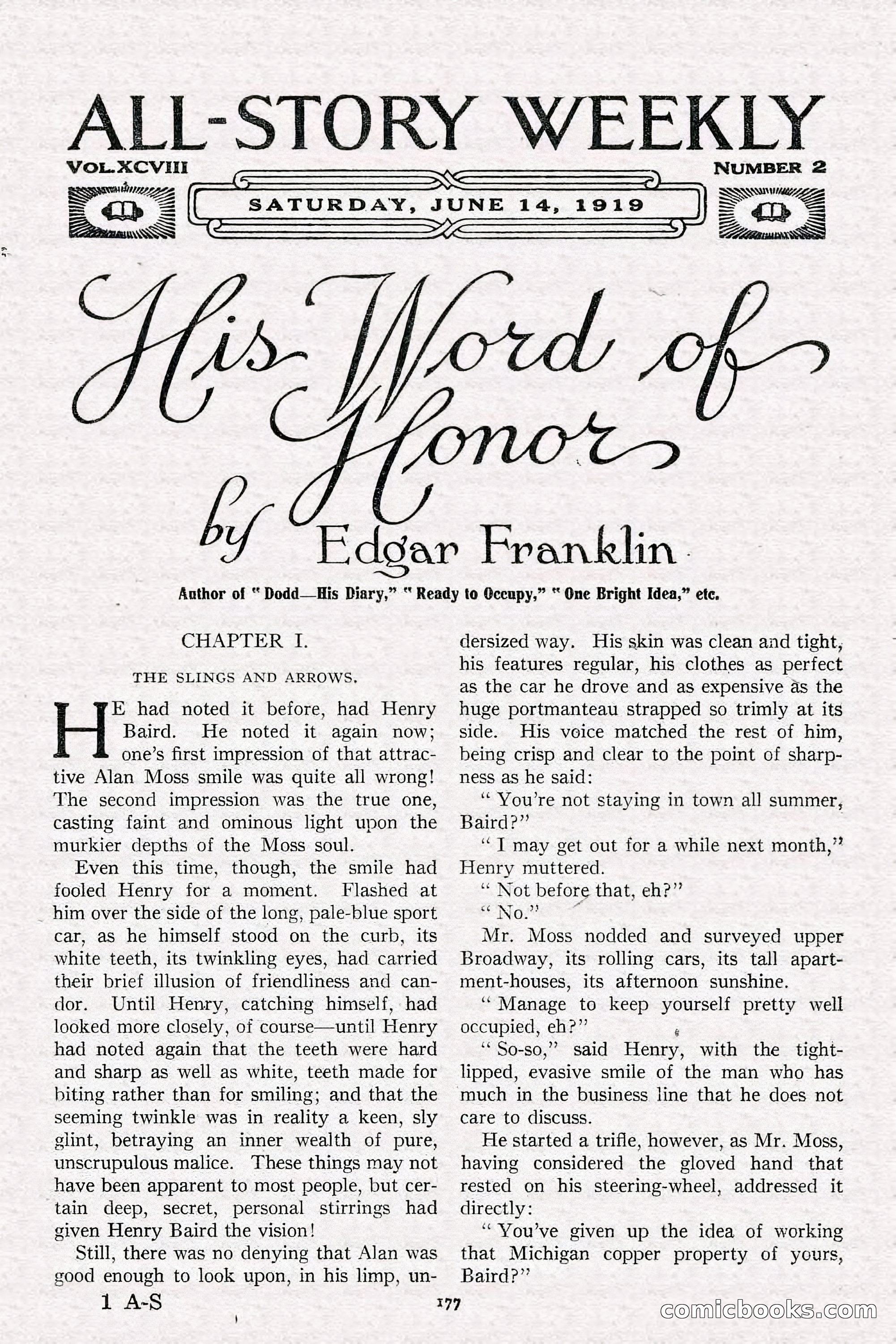 All-Story Weekly, Jun 14 1919 — page 11 of 192