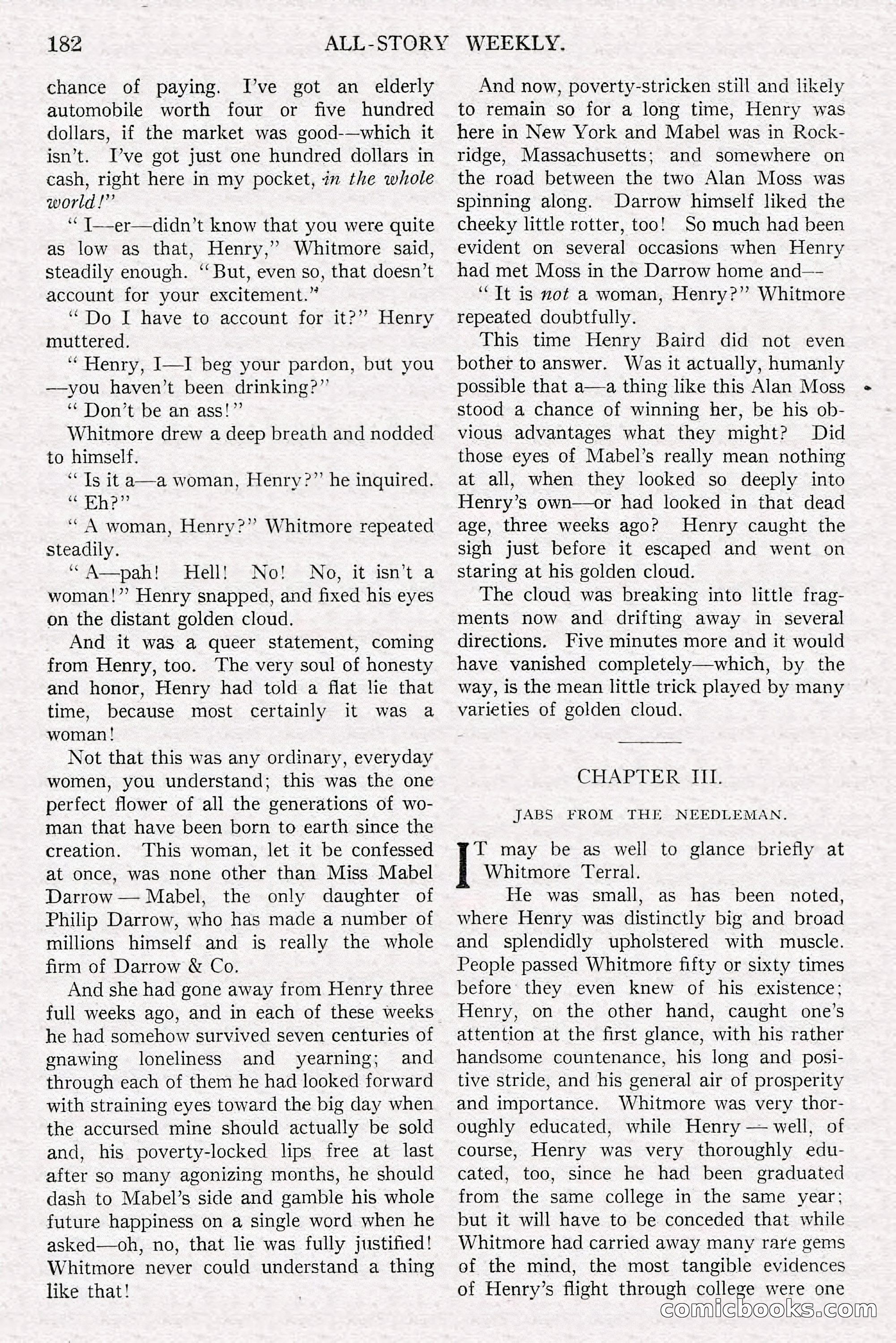 All-Story Weekly, Jun 14 1919 — page 16 of 192