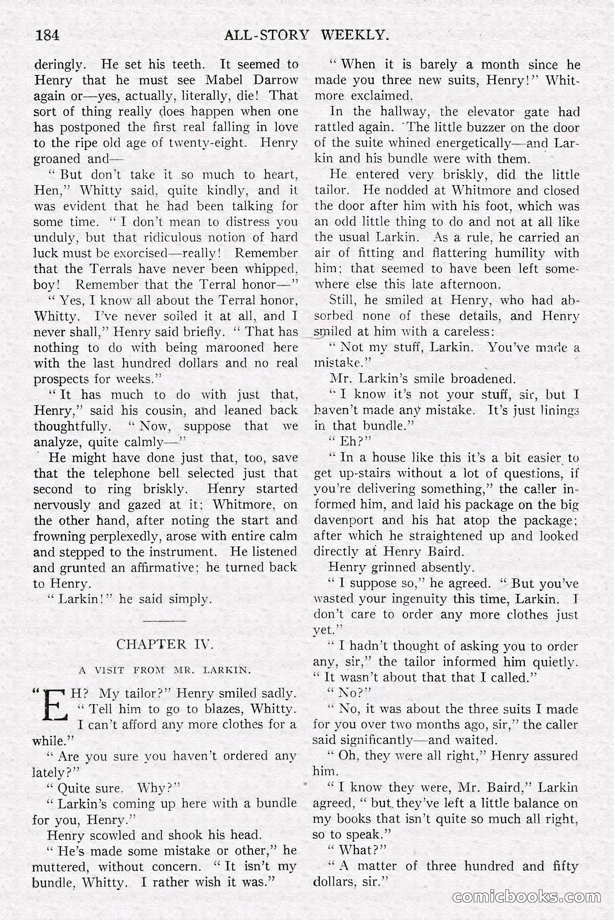 All-Story Weekly, Jun 14 1919 — page 18 of 192