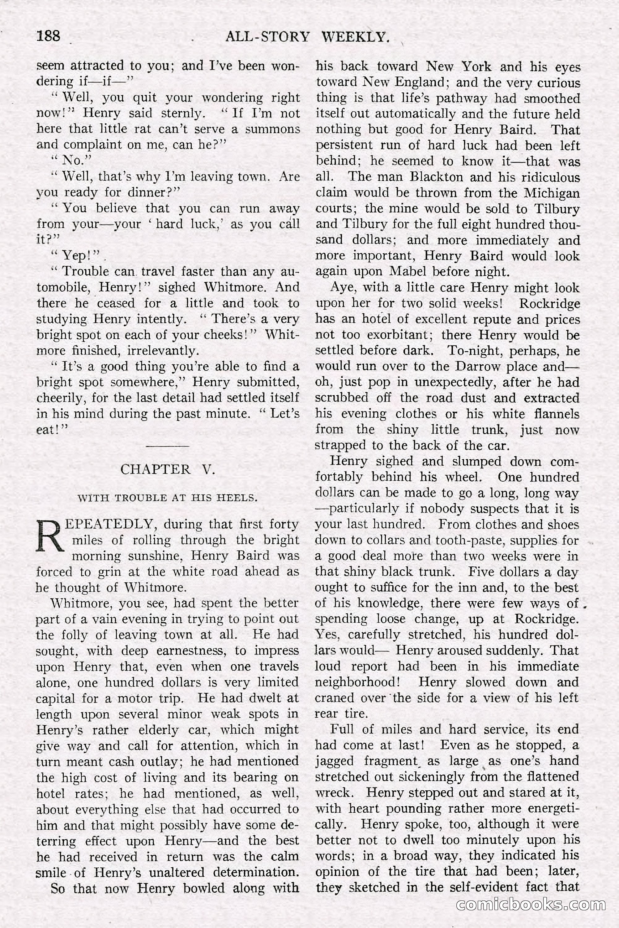 All-Story Weekly, Jun 14 1919 — page 22 of 192
