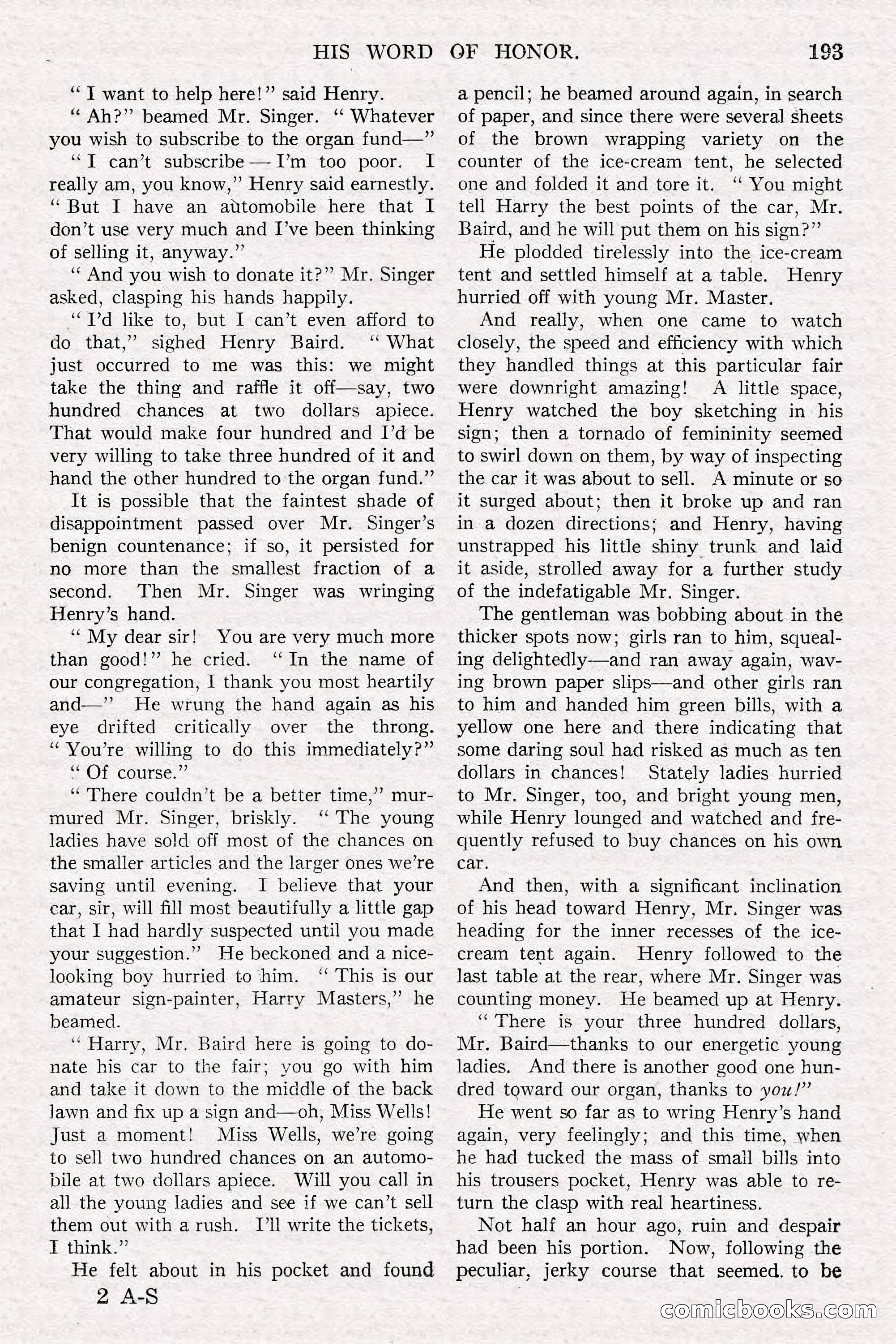 All-Story Weekly, Jun 14 1919 — page 27 of 192