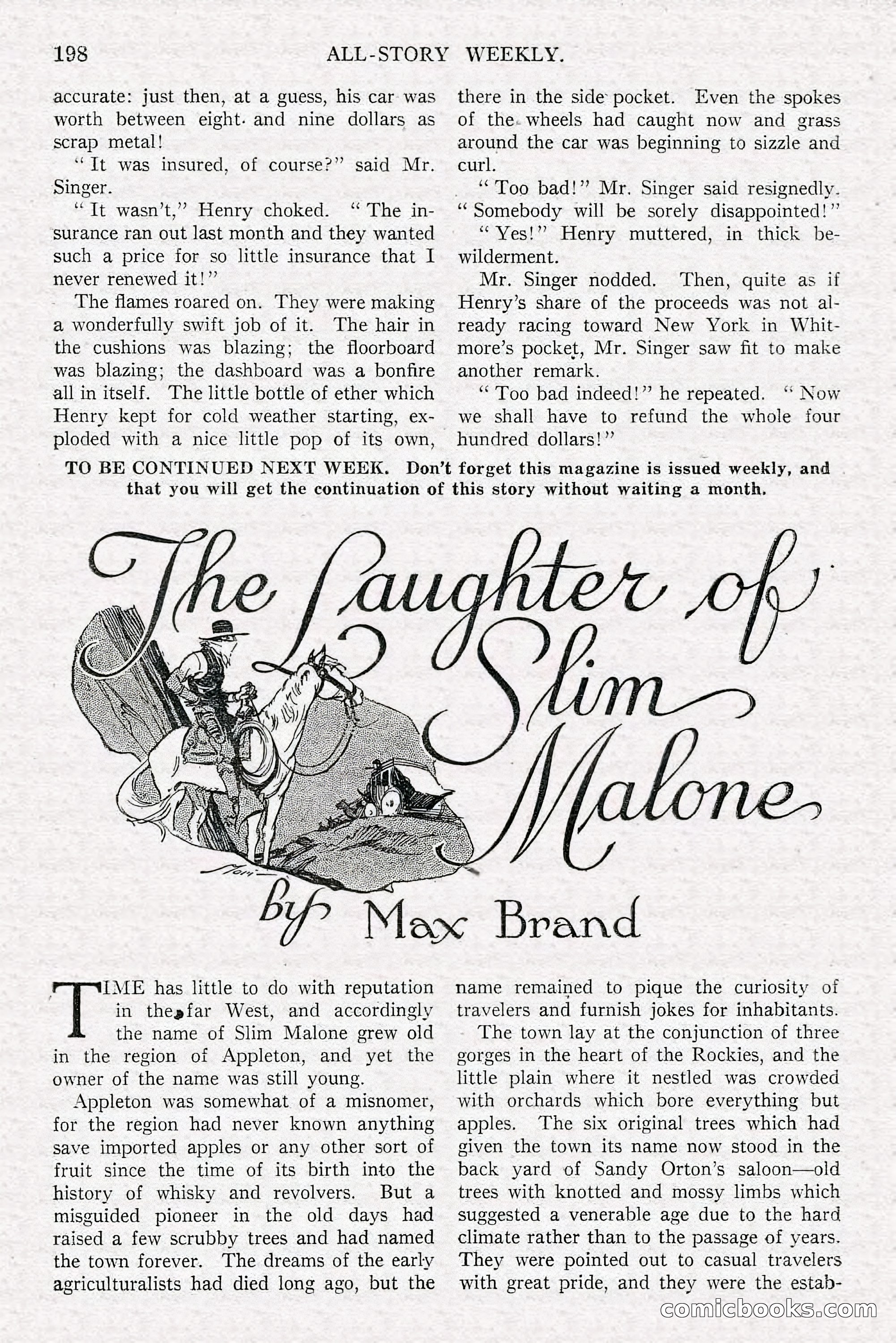 All-Story Weekly, Jun 14 1919 — page 32 of 192