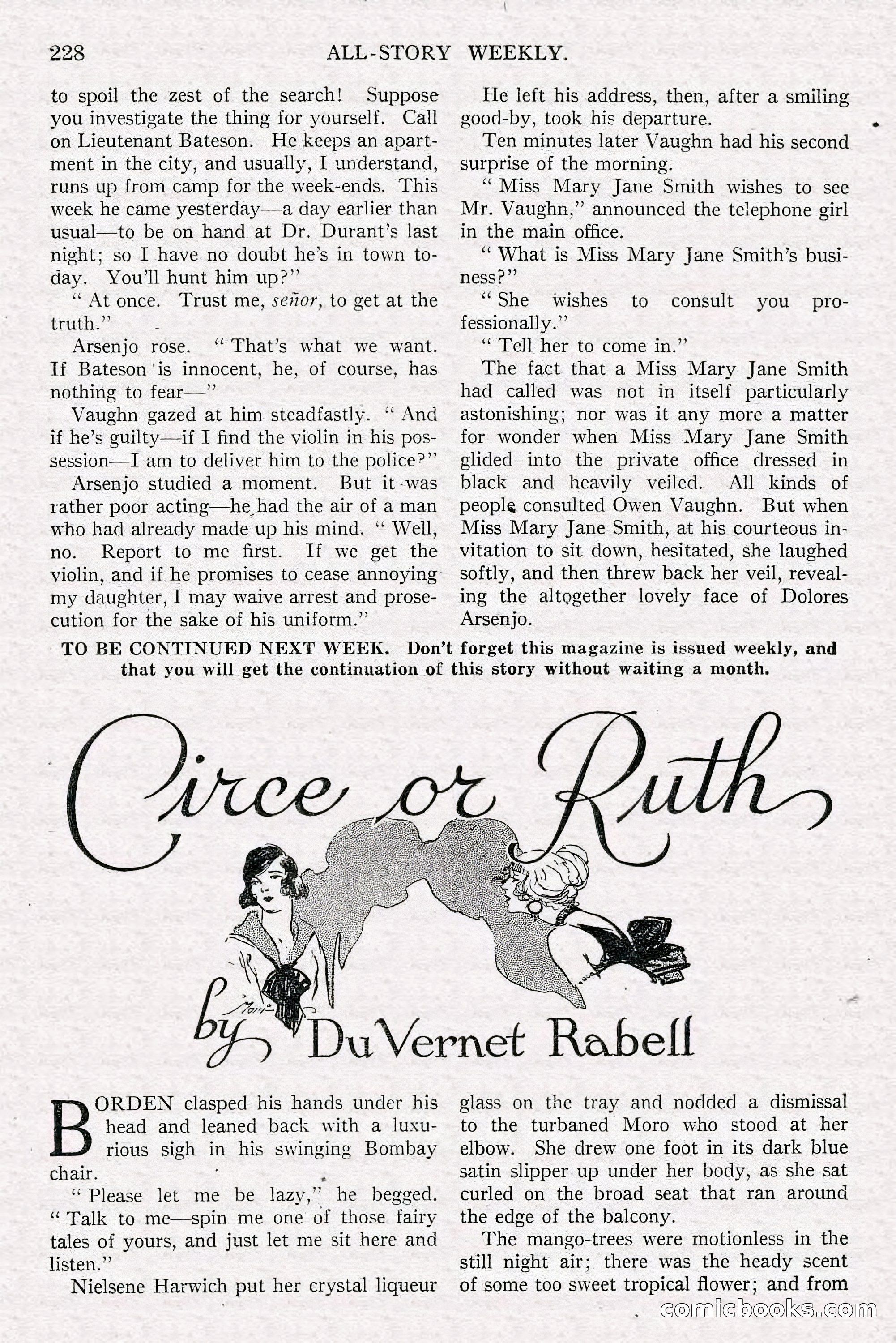 All-Story Weekly, Jun 14 1919 — page 62 of 192