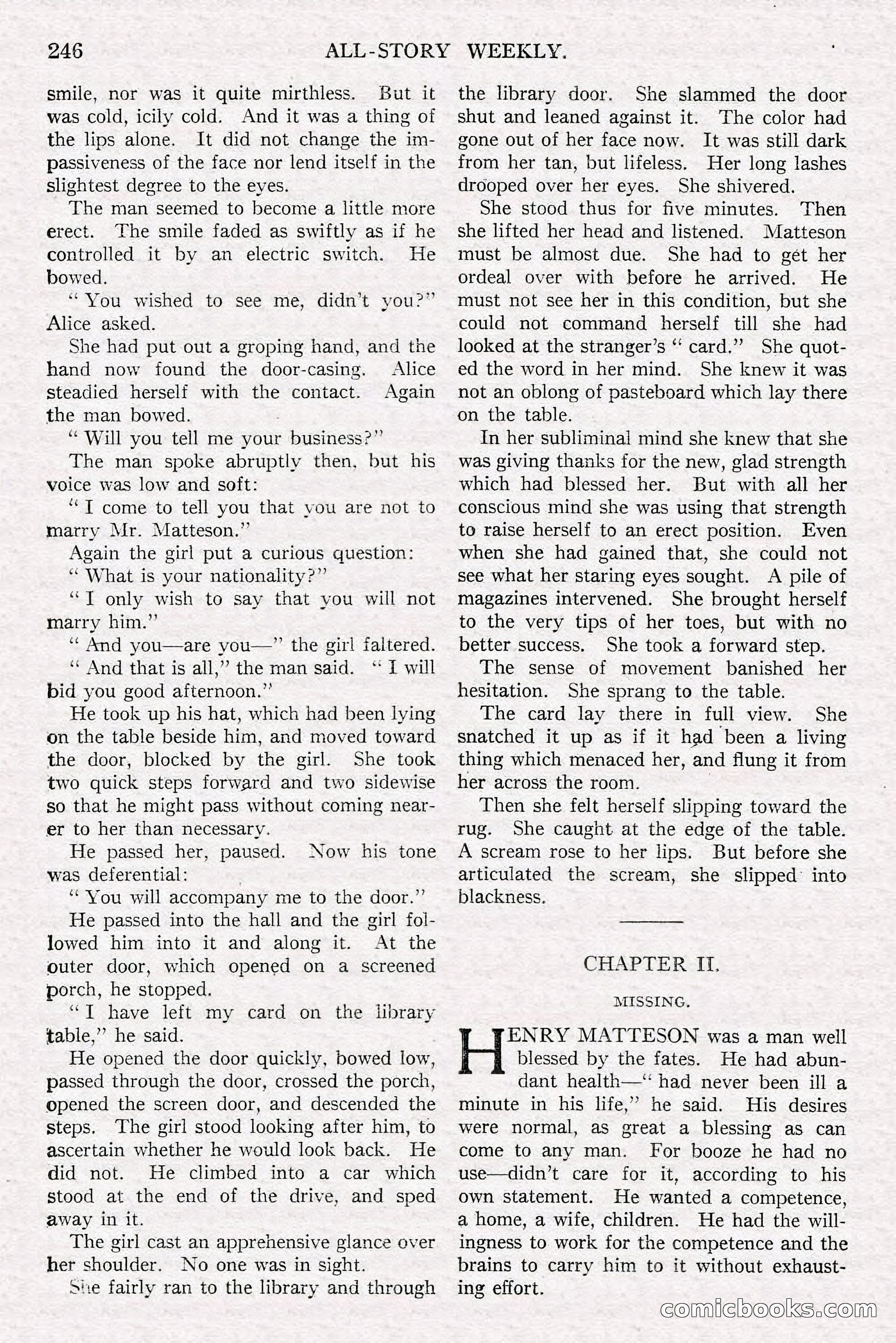 All-Story Weekly, Jun 14 1919 — page 80 of 192