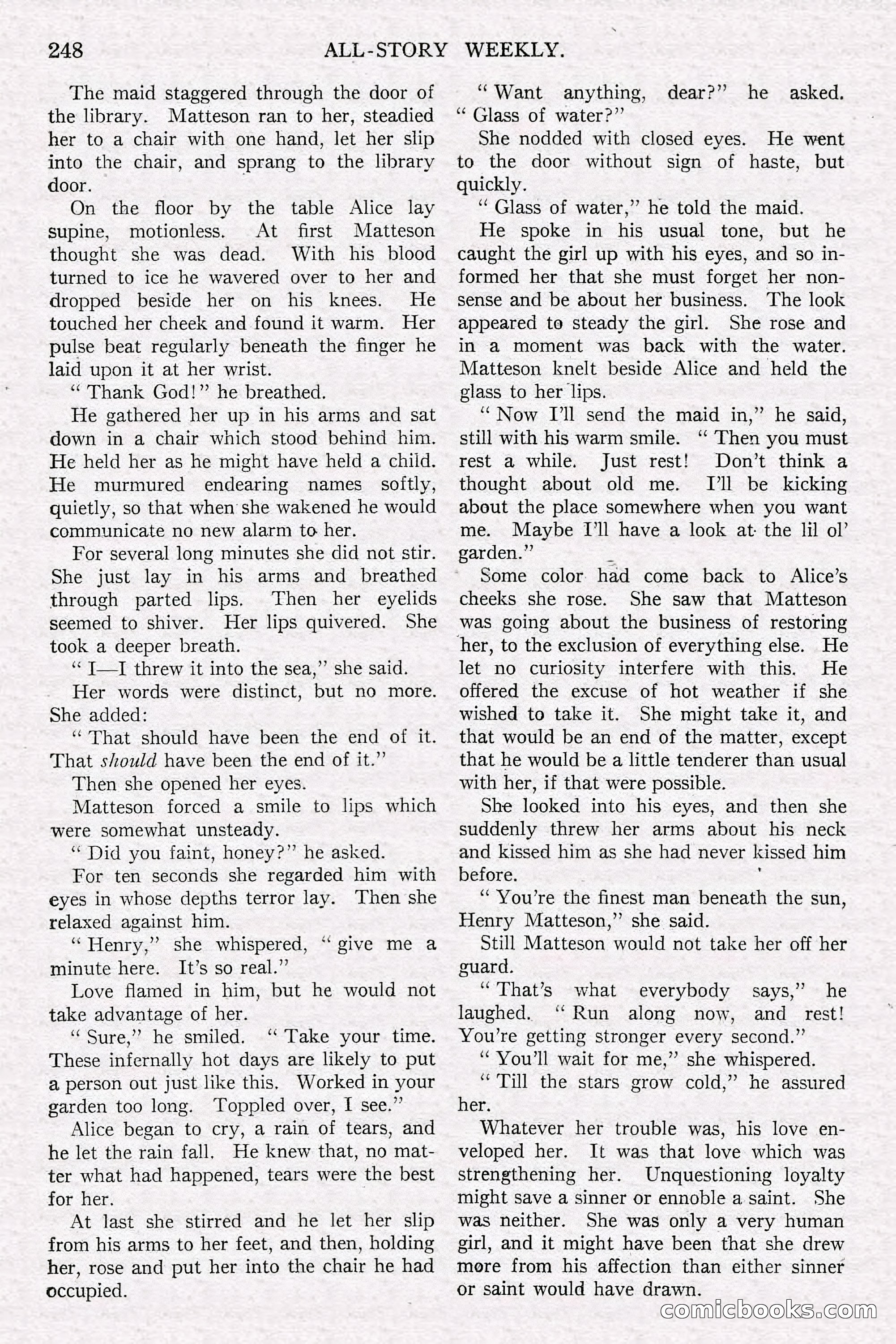 All-Story Weekly, Jun 14 1919 — page 82 of 192