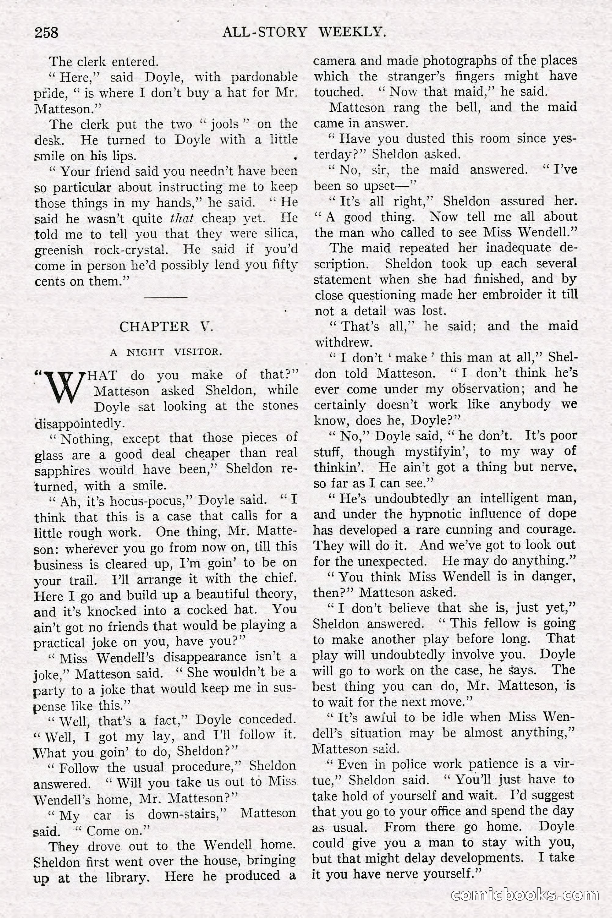 All-Story Weekly, Jun 14 1919 — page 92 of 192