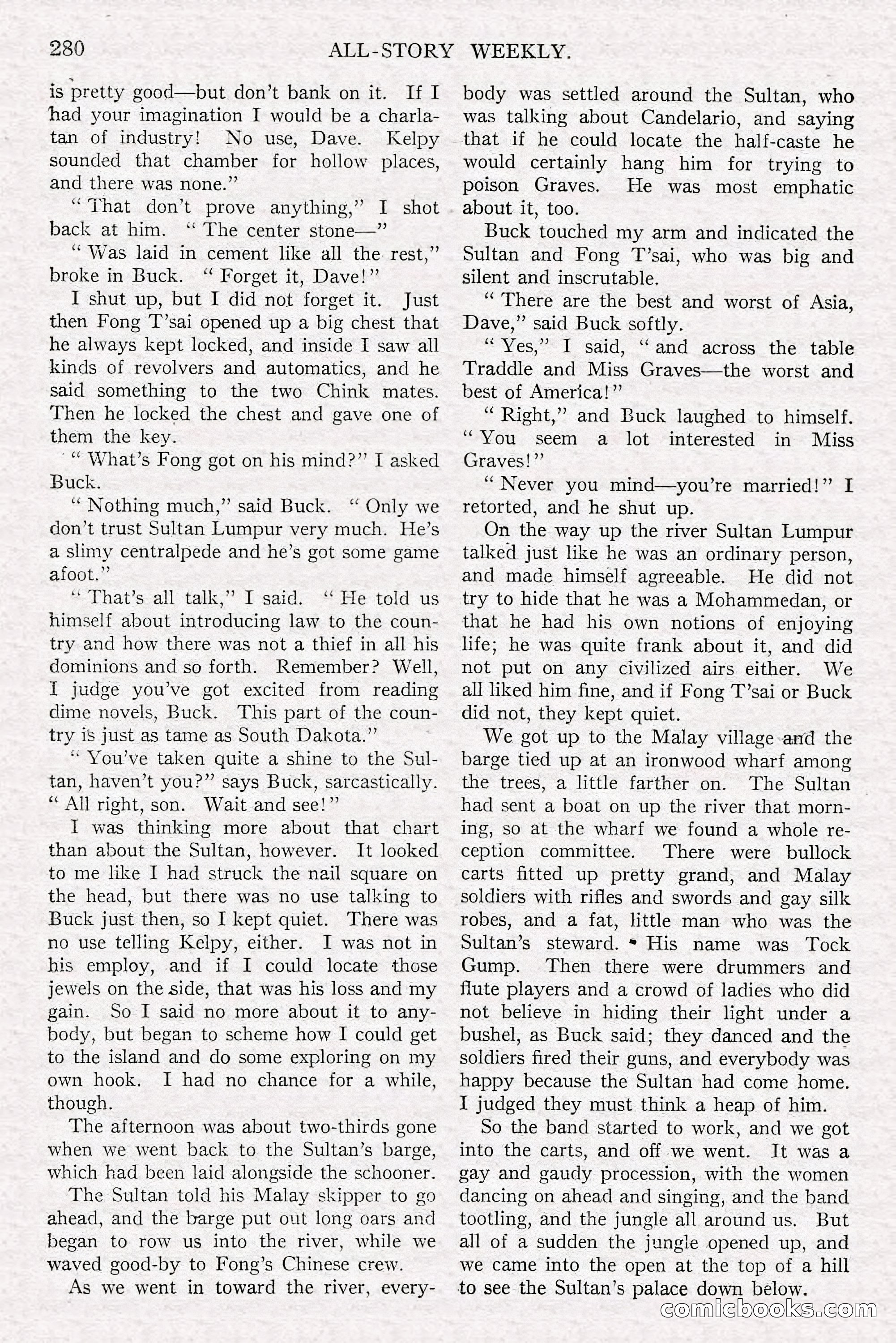 All-Story Weekly, Jun 14 1919 — page 114 of 192