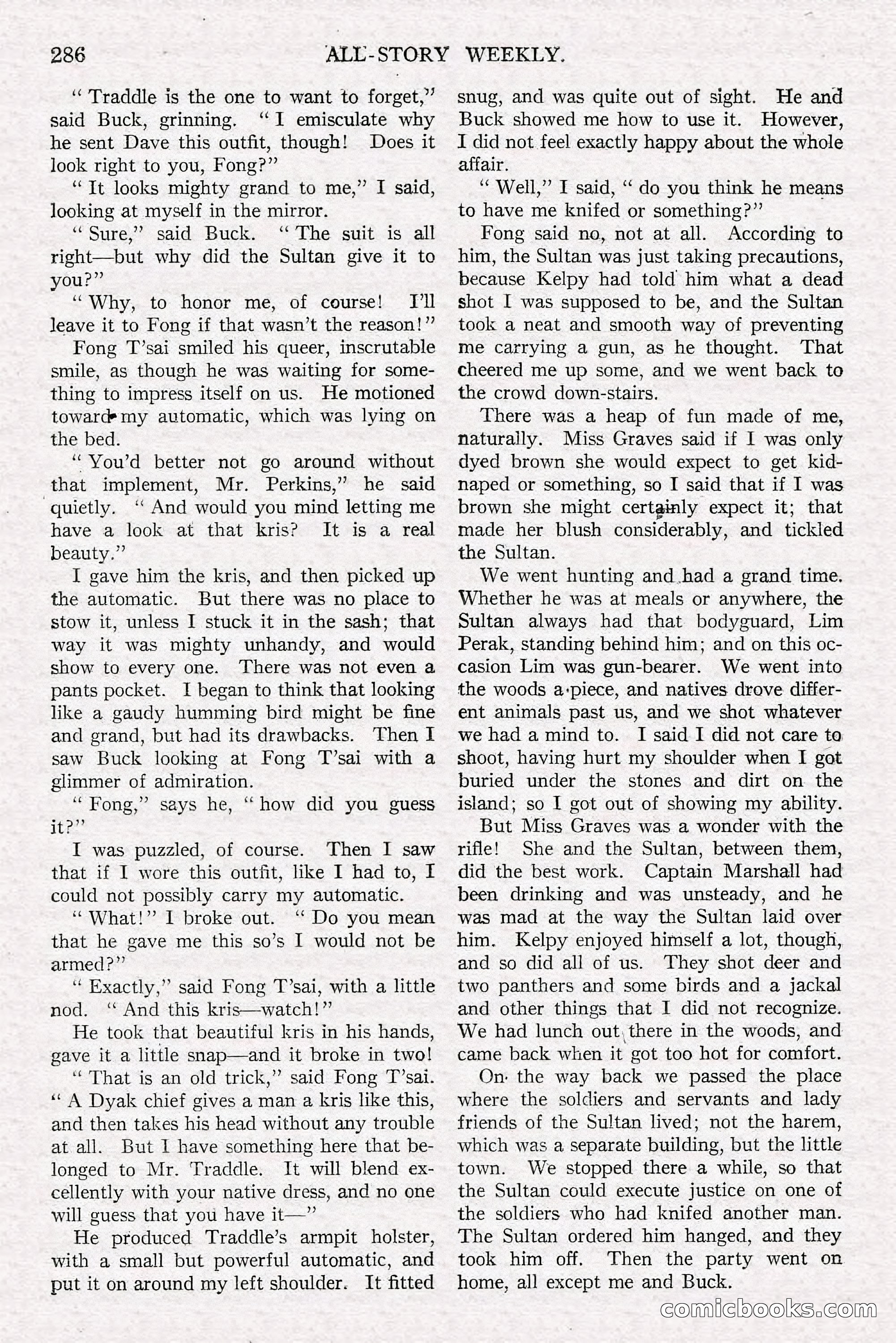 All-Story Weekly, Jun 14 1919 — page 120 of 192