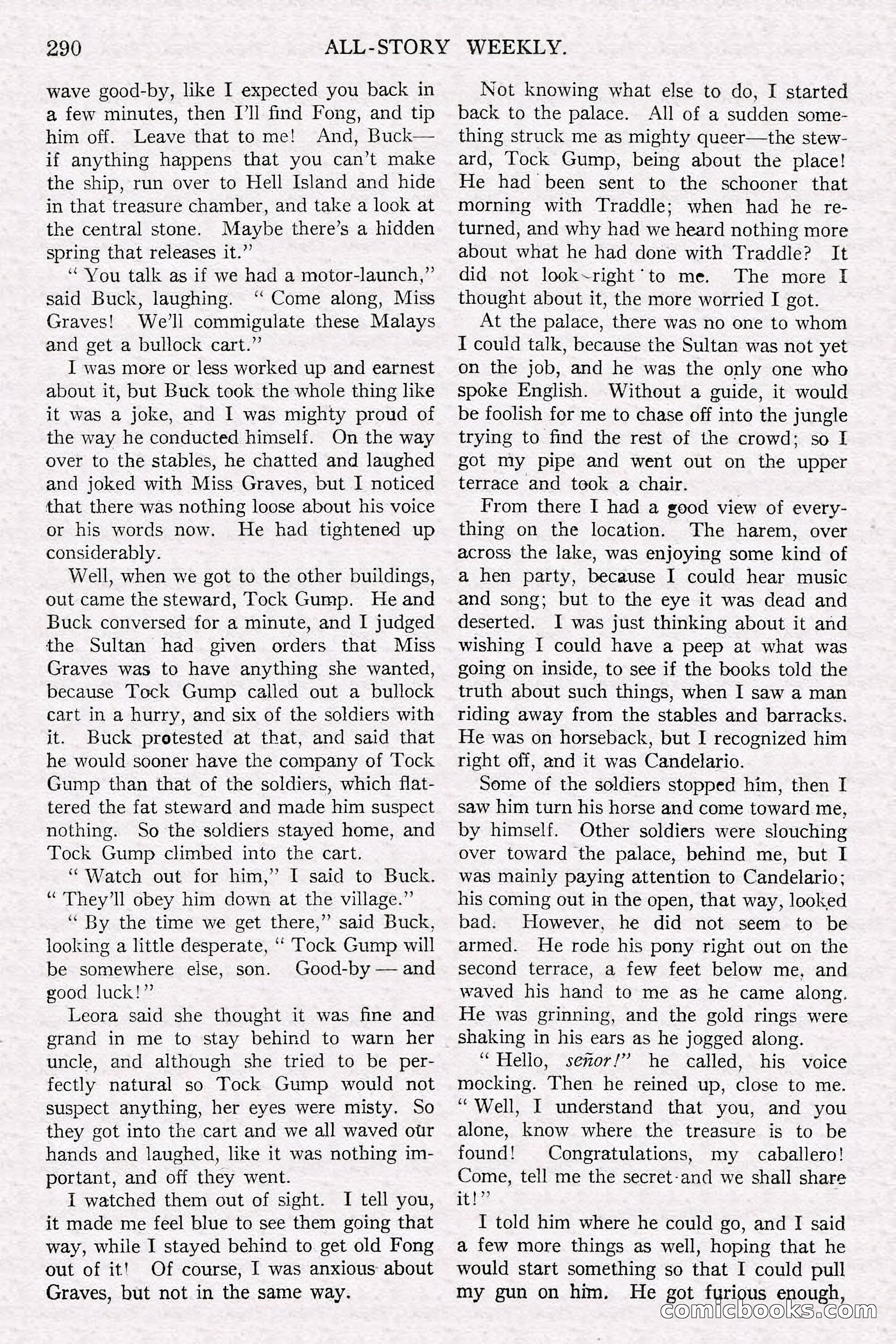 All-Story Weekly, Jun 14 1919 — page 124 of 192