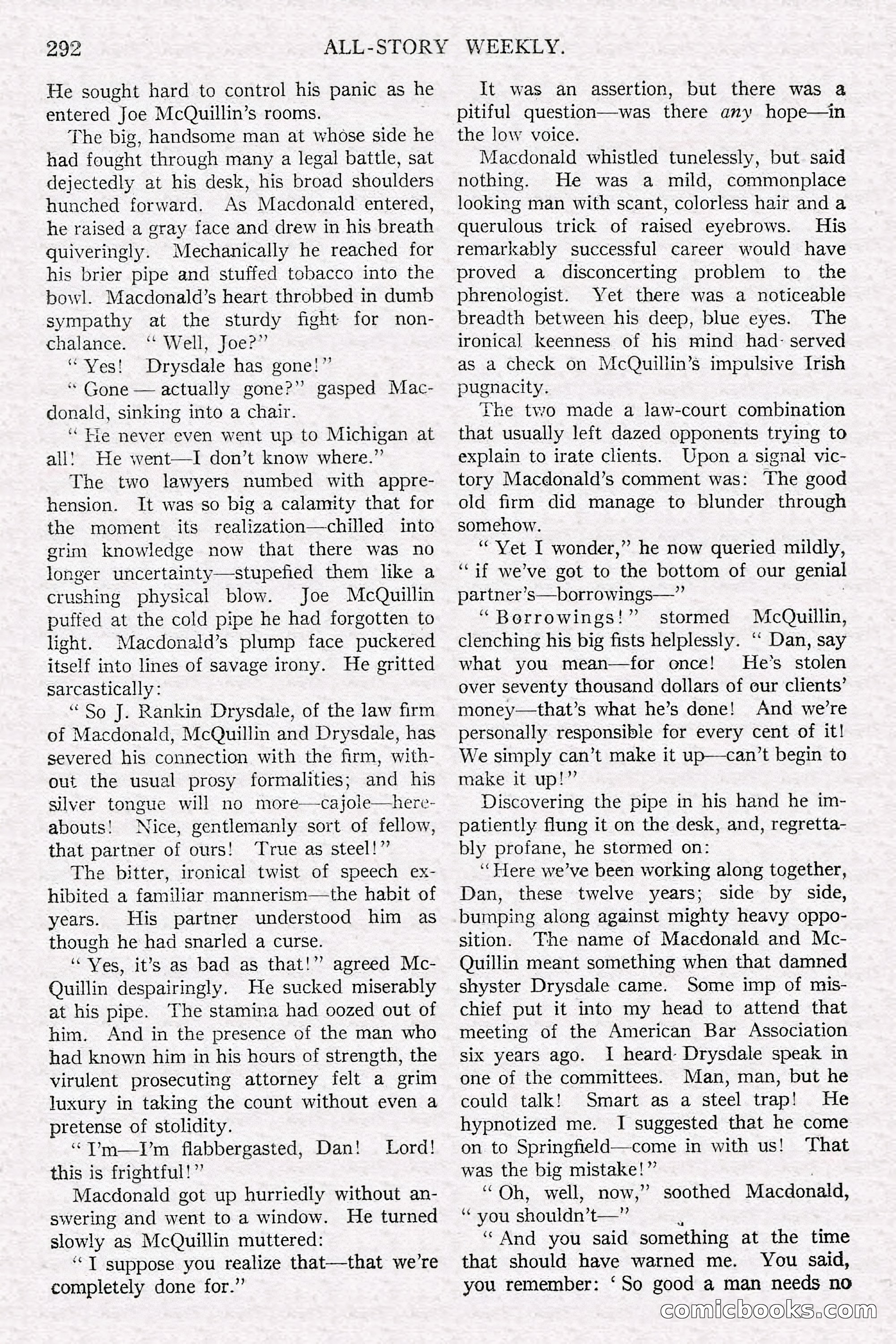 All-Story Weekly, Jun 14 1919 — page 126 of 192
