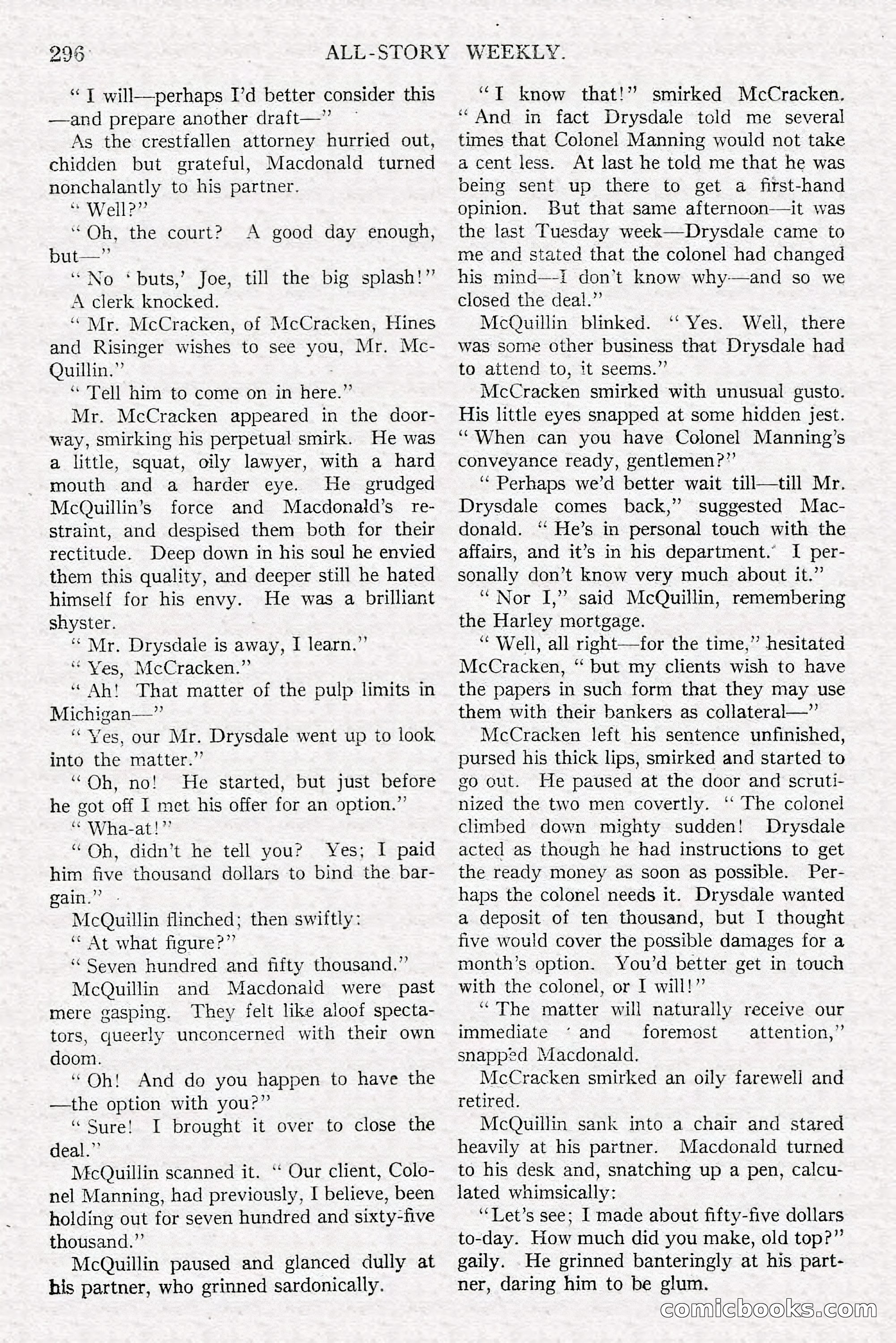 All-Story Weekly, Jun 14 1919 — page 130 of 192