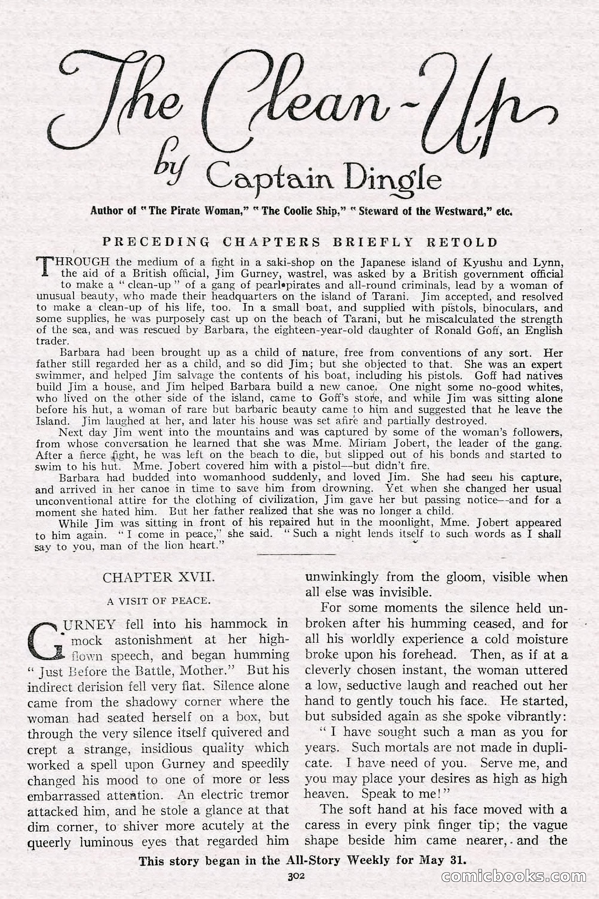 All-Story Weekly, Jun 14 1919 — page 136 of 192