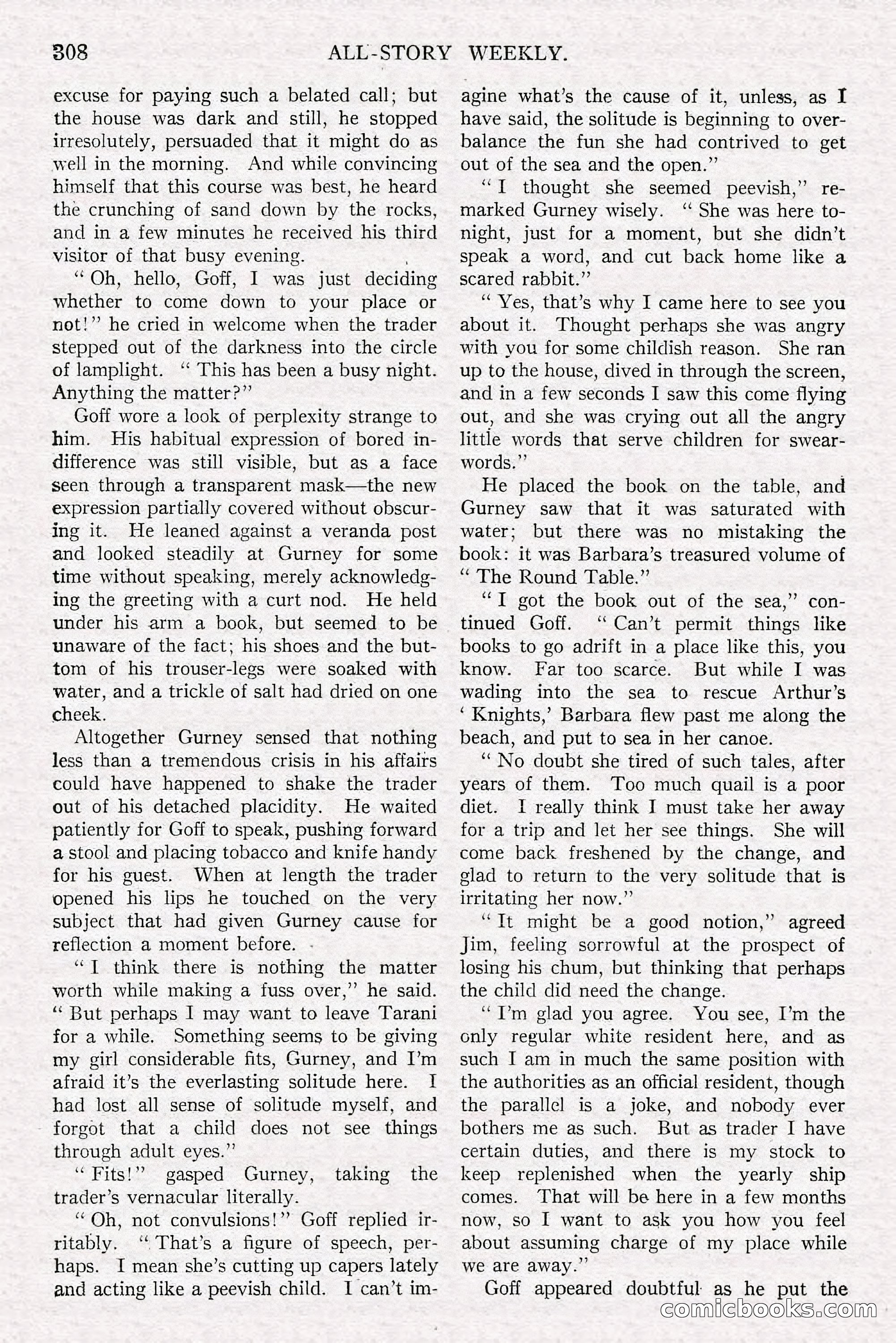 All-Story Weekly, Jun 14 1919 — page 142 of 192