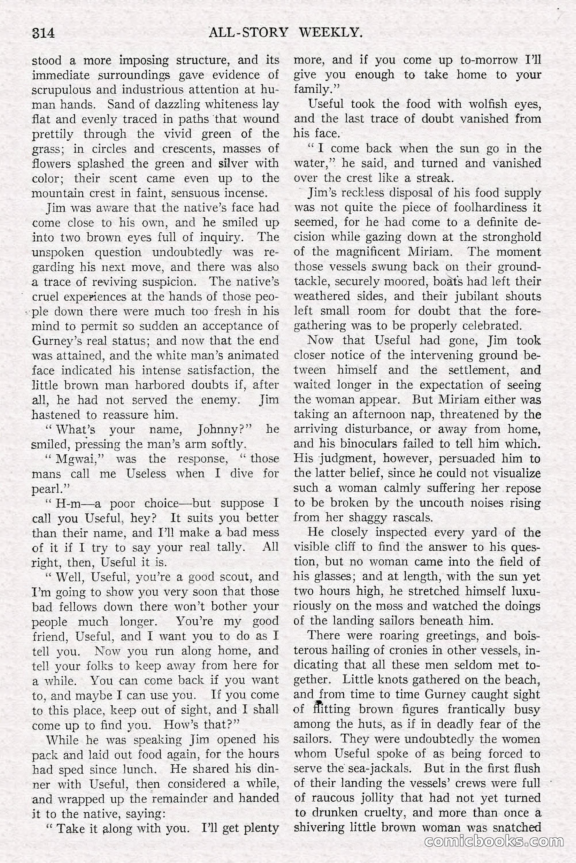 All-Story Weekly, Jun 14 1919 — page 148 of 192