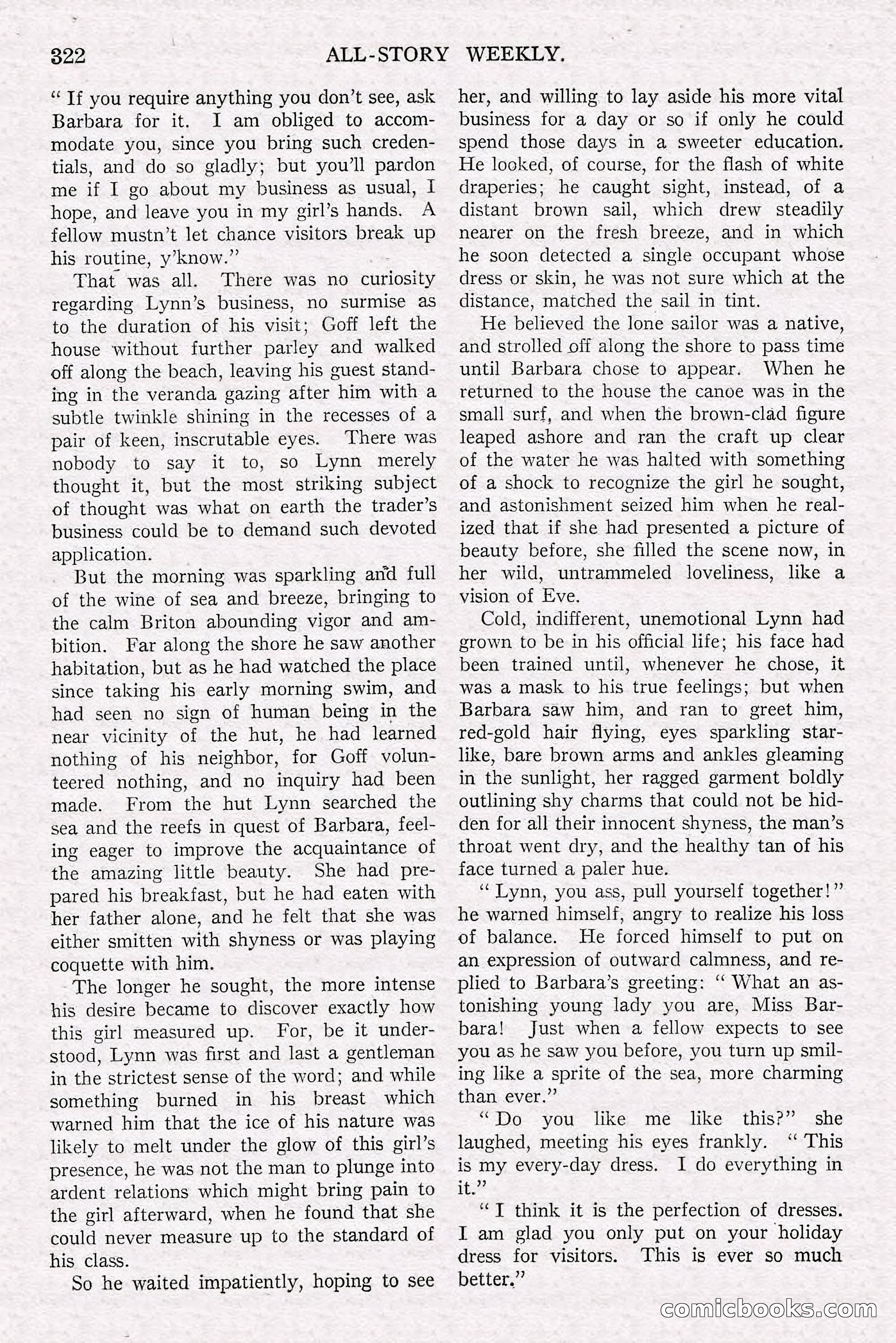 All-Story Weekly, Jun 14 1919 — page 156 of 192