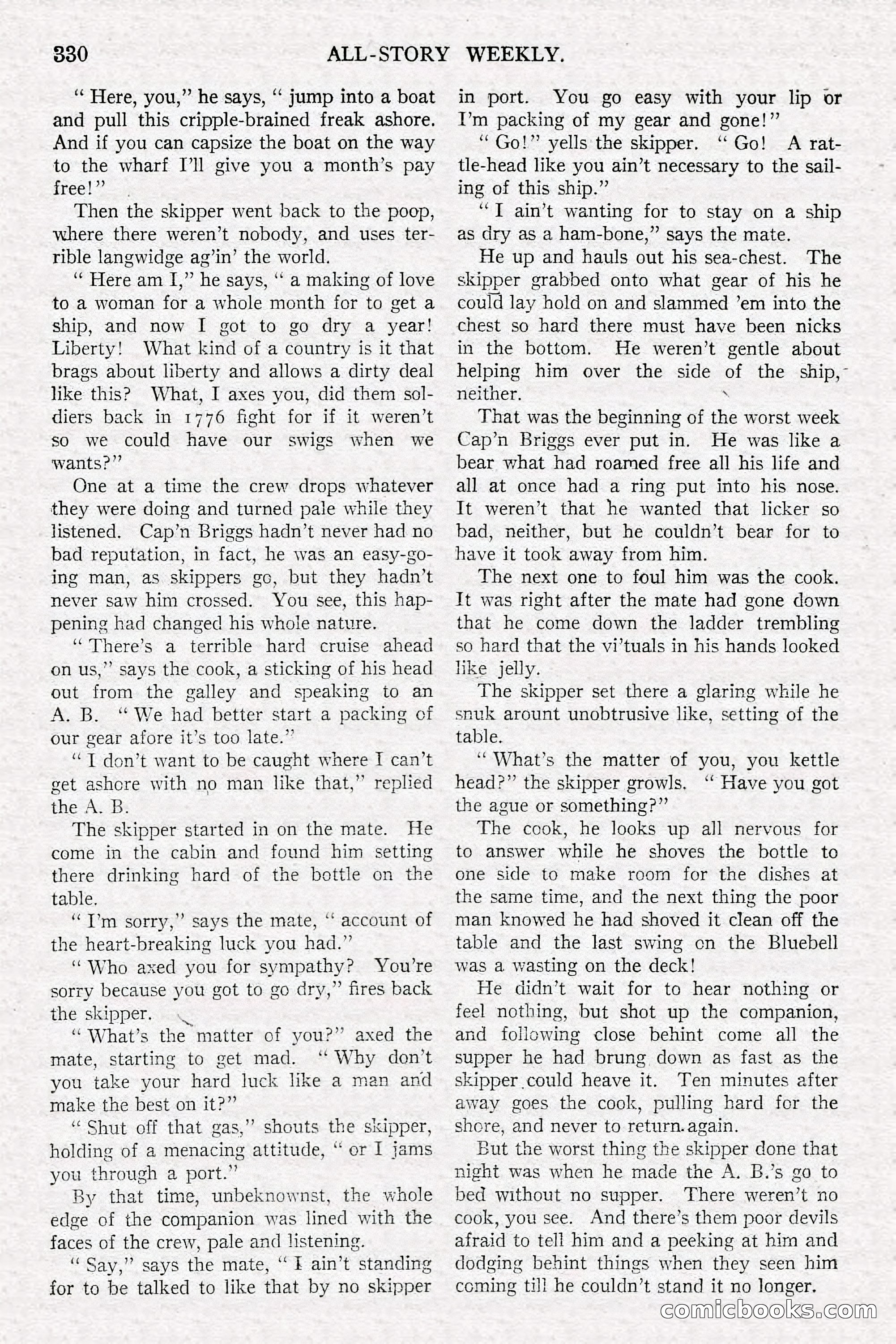 All-Story Weekly, Jun 14 1919 — page 164 of 192