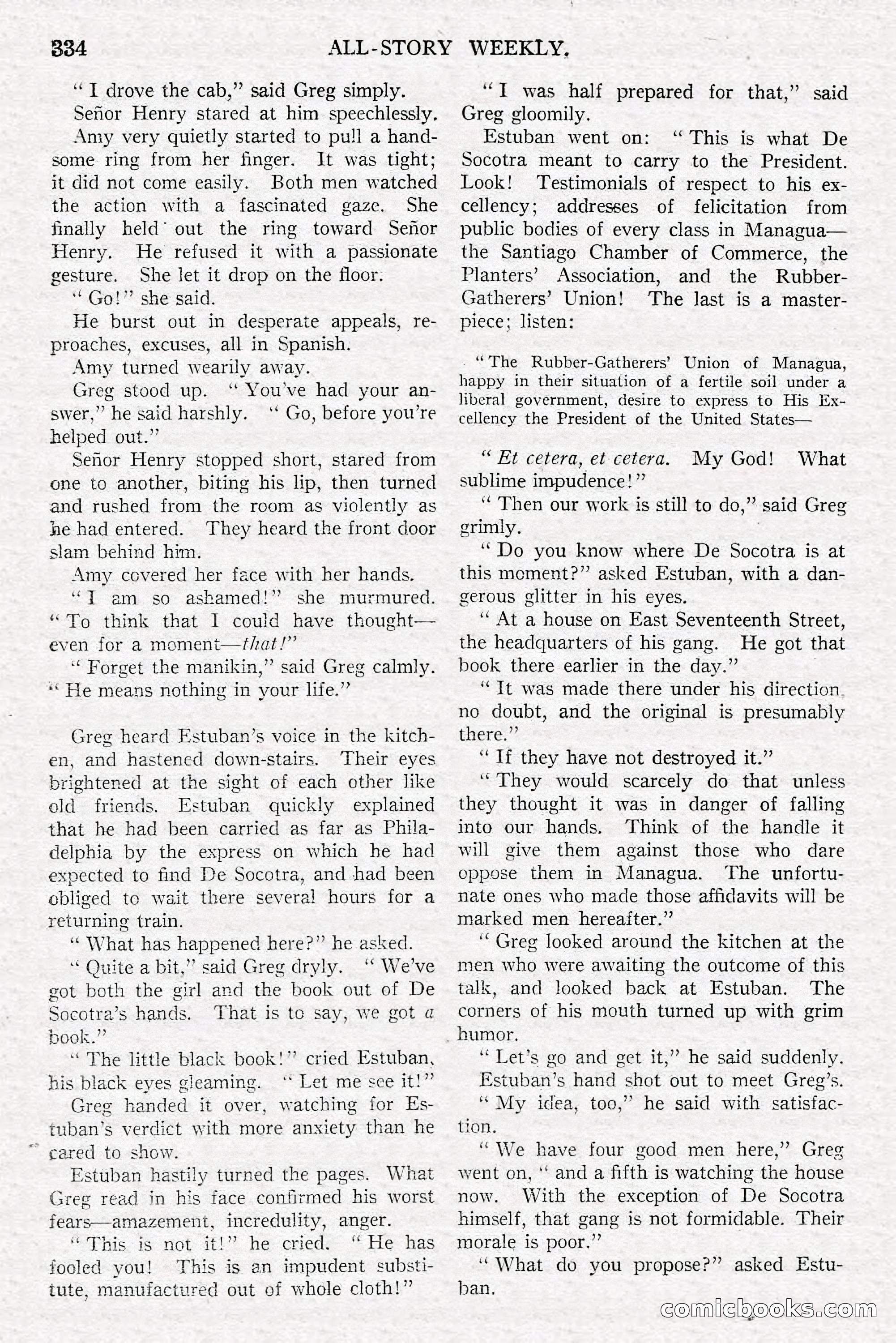 All-Story Weekly, Jun 14 1919 — page 168 of 192