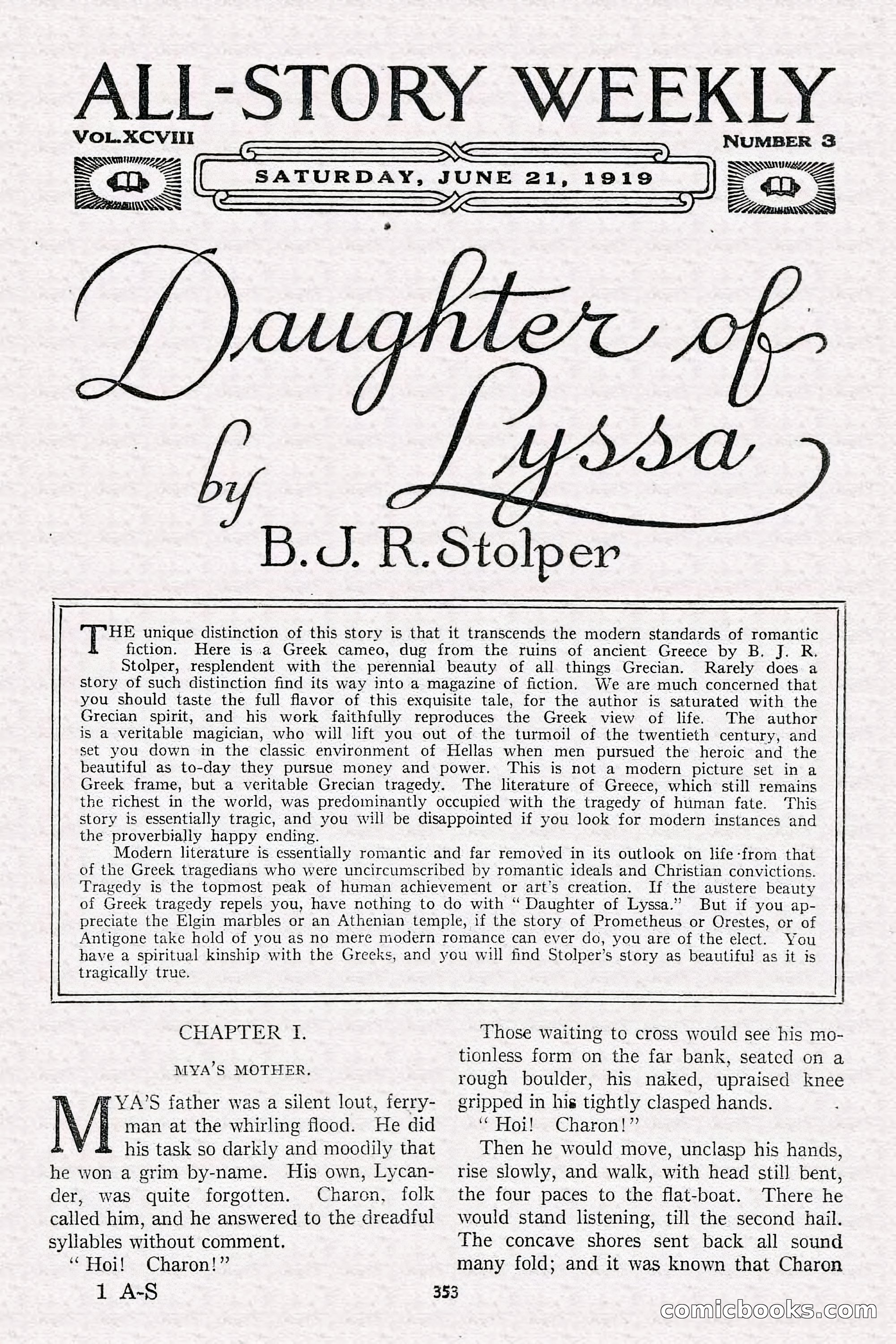 All-Story Weekly, June 21, 1919 — page 11 of 188