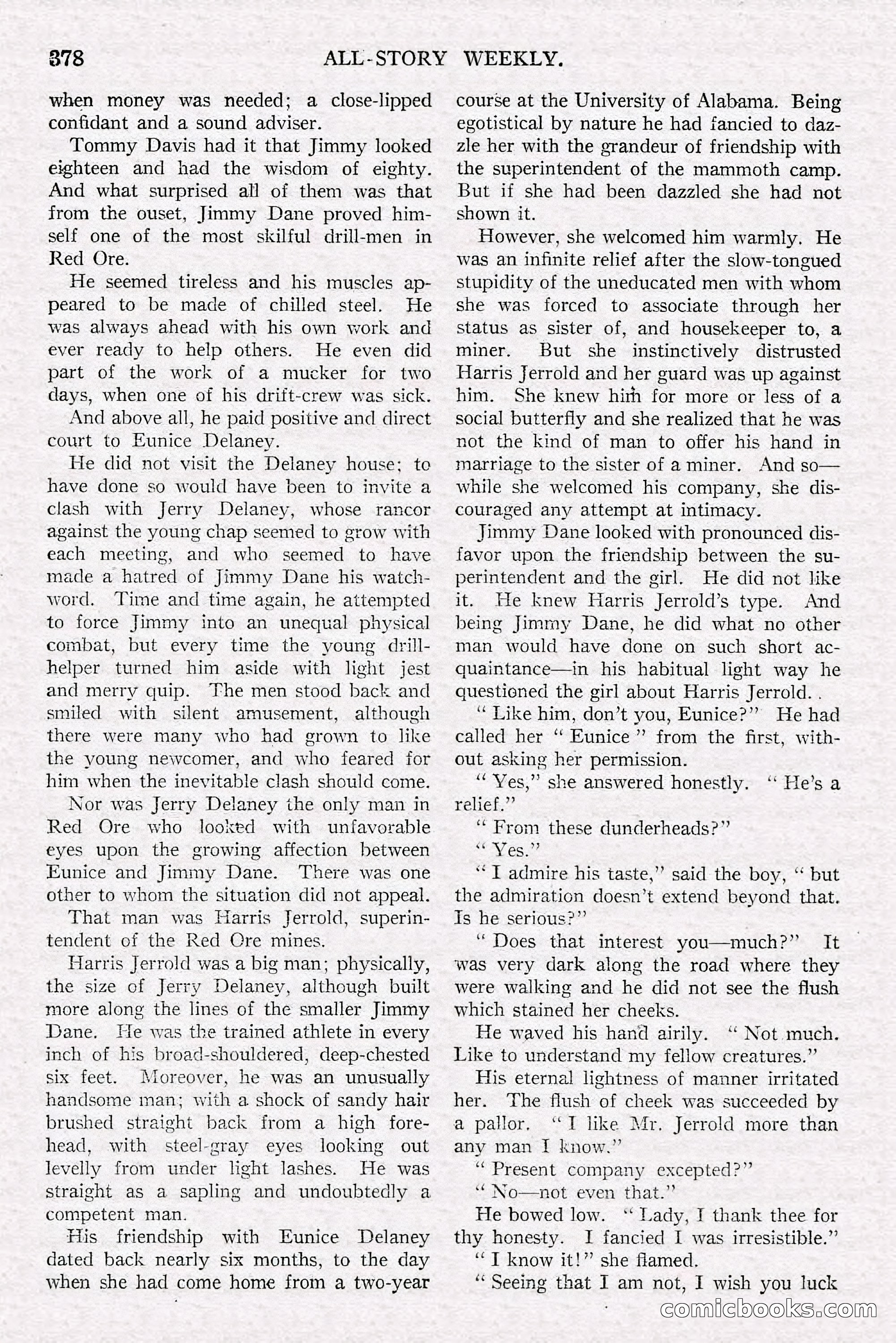 All-Story Weekly, June 21, 1919 — page 36 of 188