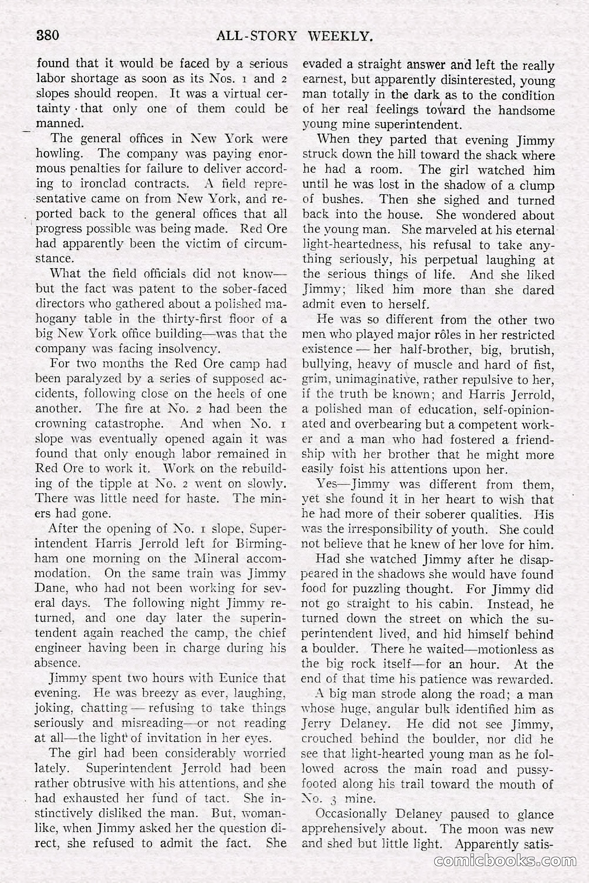 All-Story Weekly, June 21, 1919 — page 38 of 188