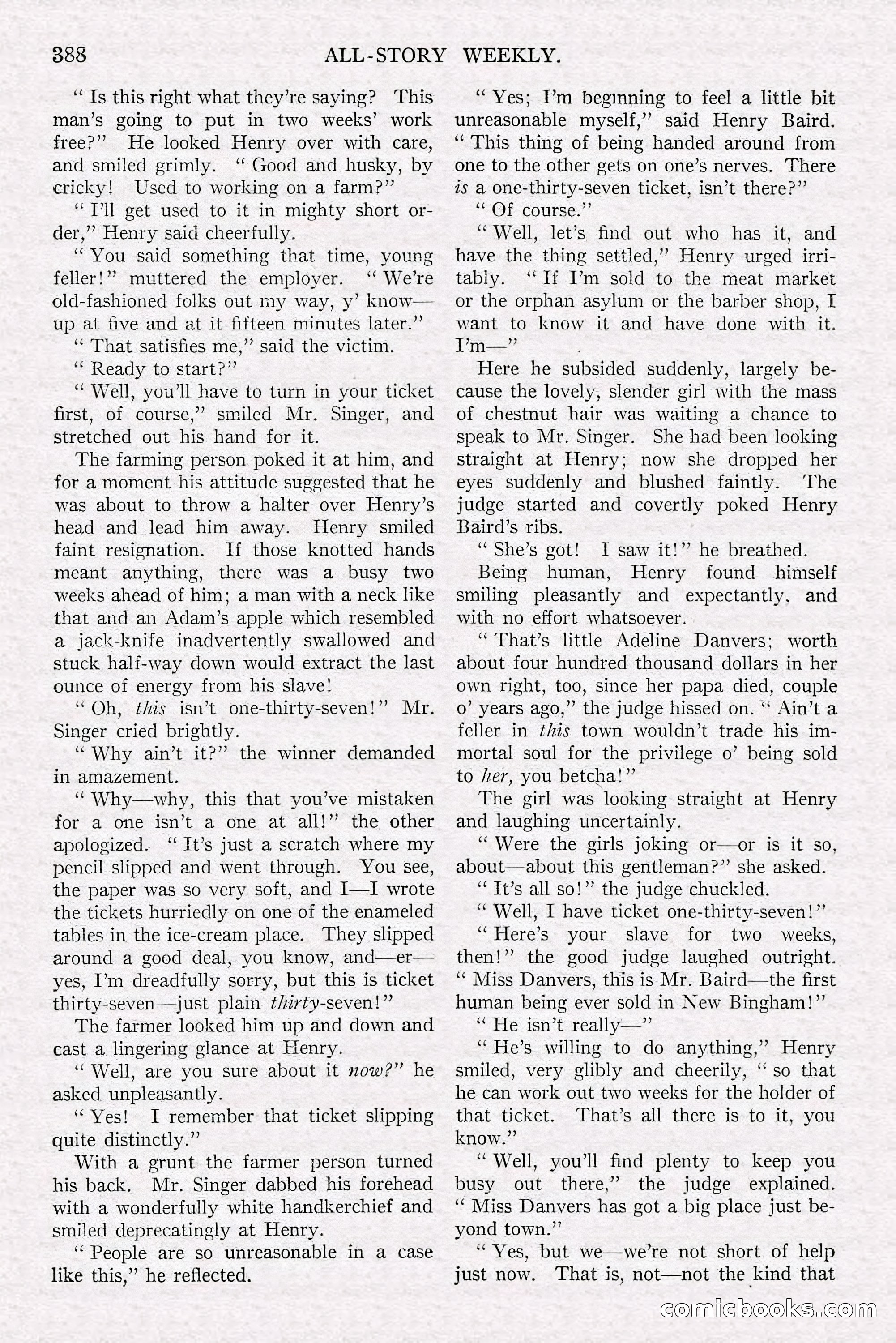 All-Story Weekly, June 21, 1919 — page 46 of 188