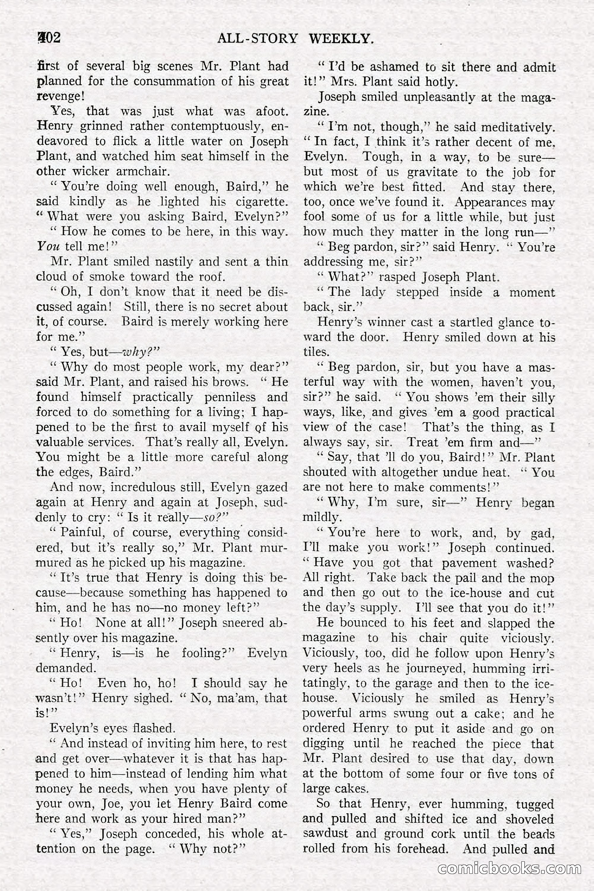 All-Story Weekly, June 21, 1919 — page 60 of 188