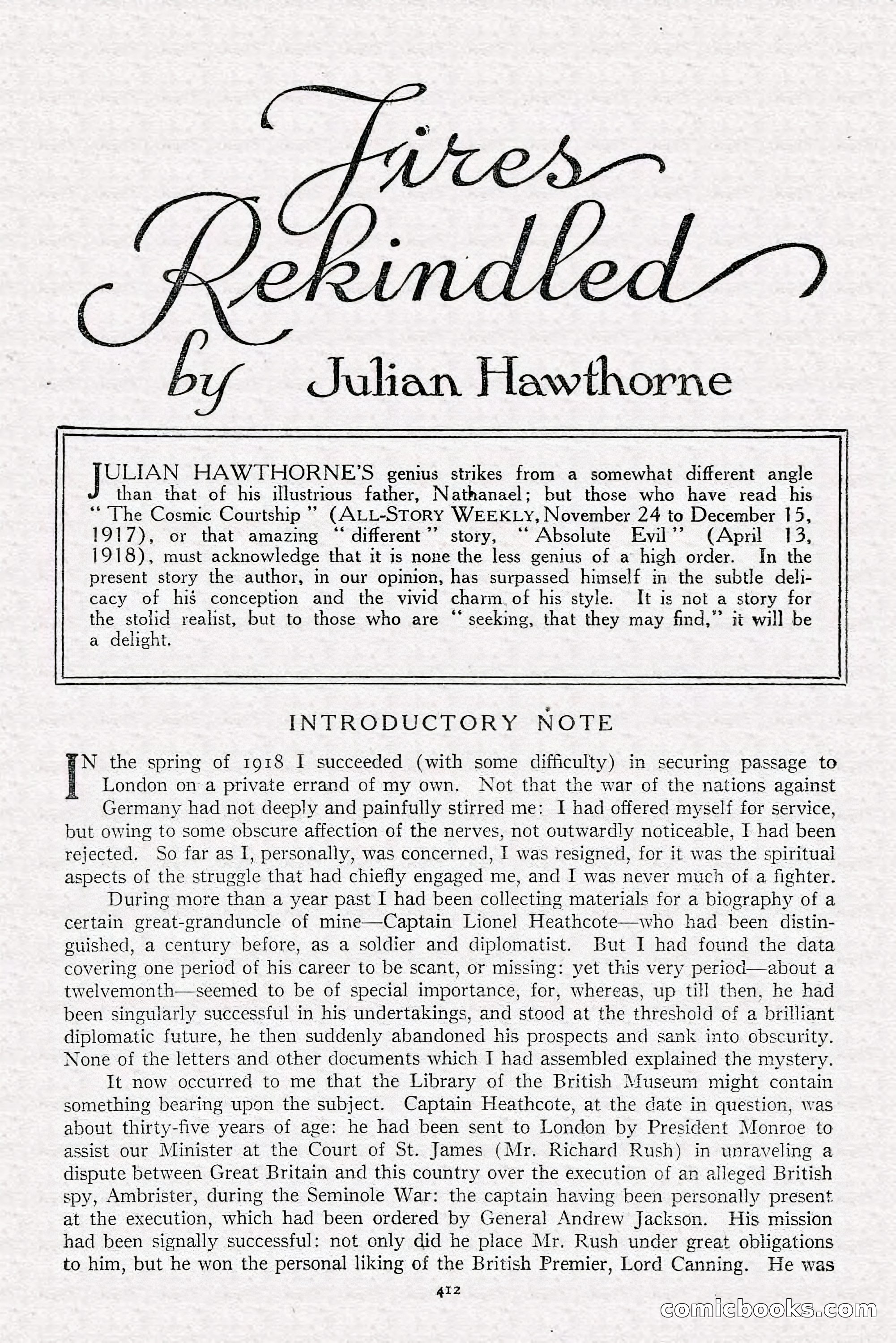 All-Story Weekly, June 21, 1919 — page 70 of 188