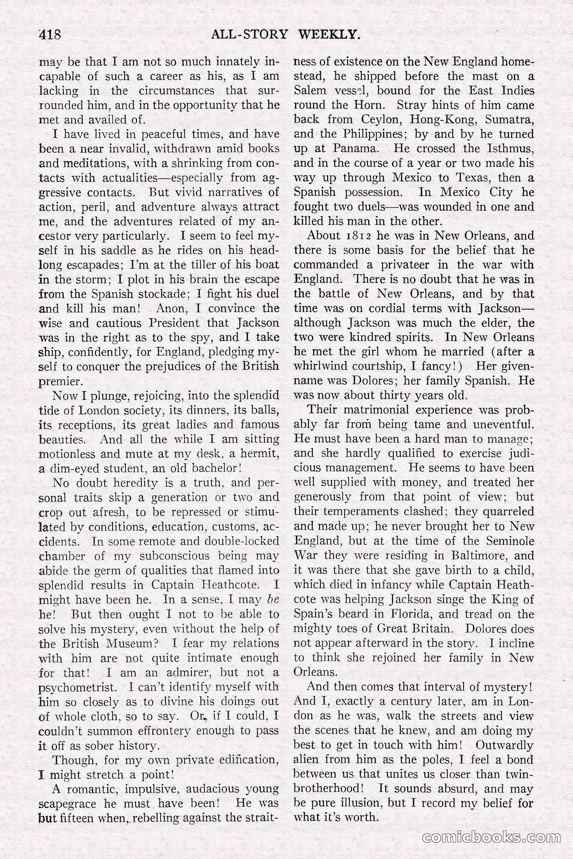 All-Story Weekly, June 21, 1919 — page 76 of 188