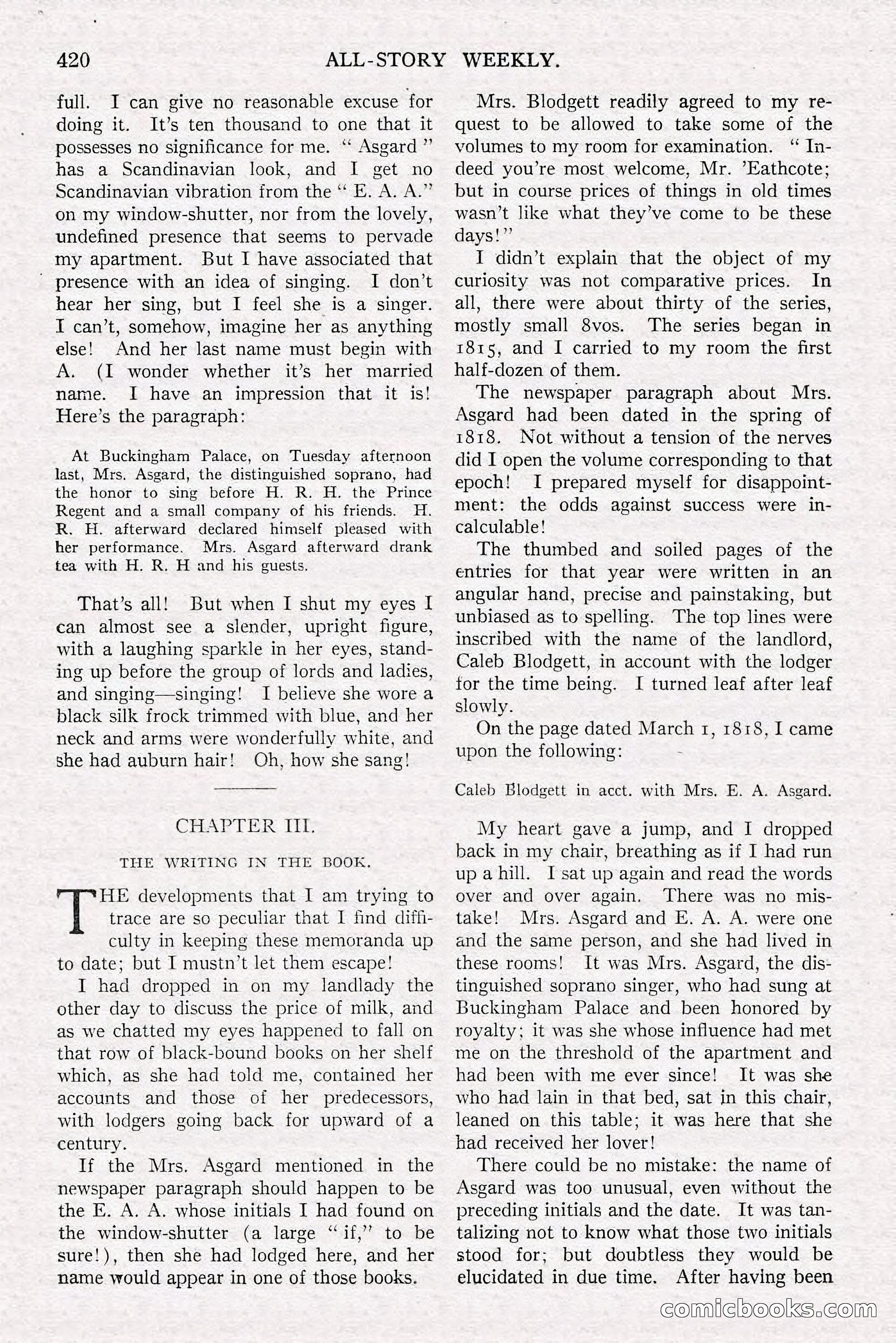 All-Story Weekly, June 21, 1919 — page 78 of 188