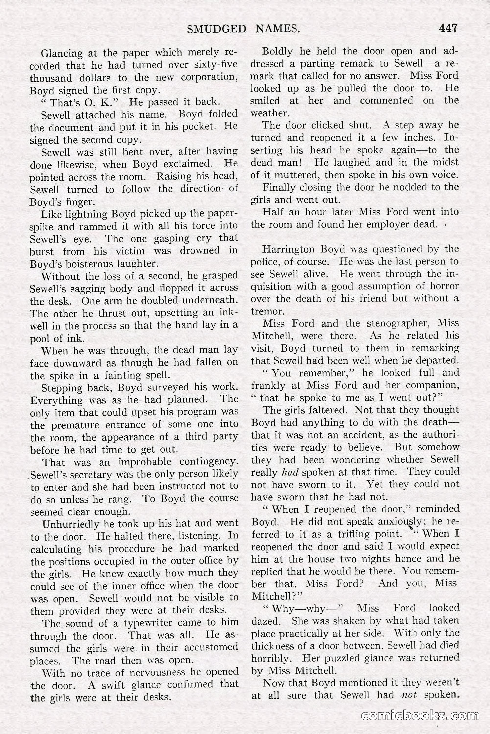 All-Story Weekly, June 21, 1919 — page 105 of 188