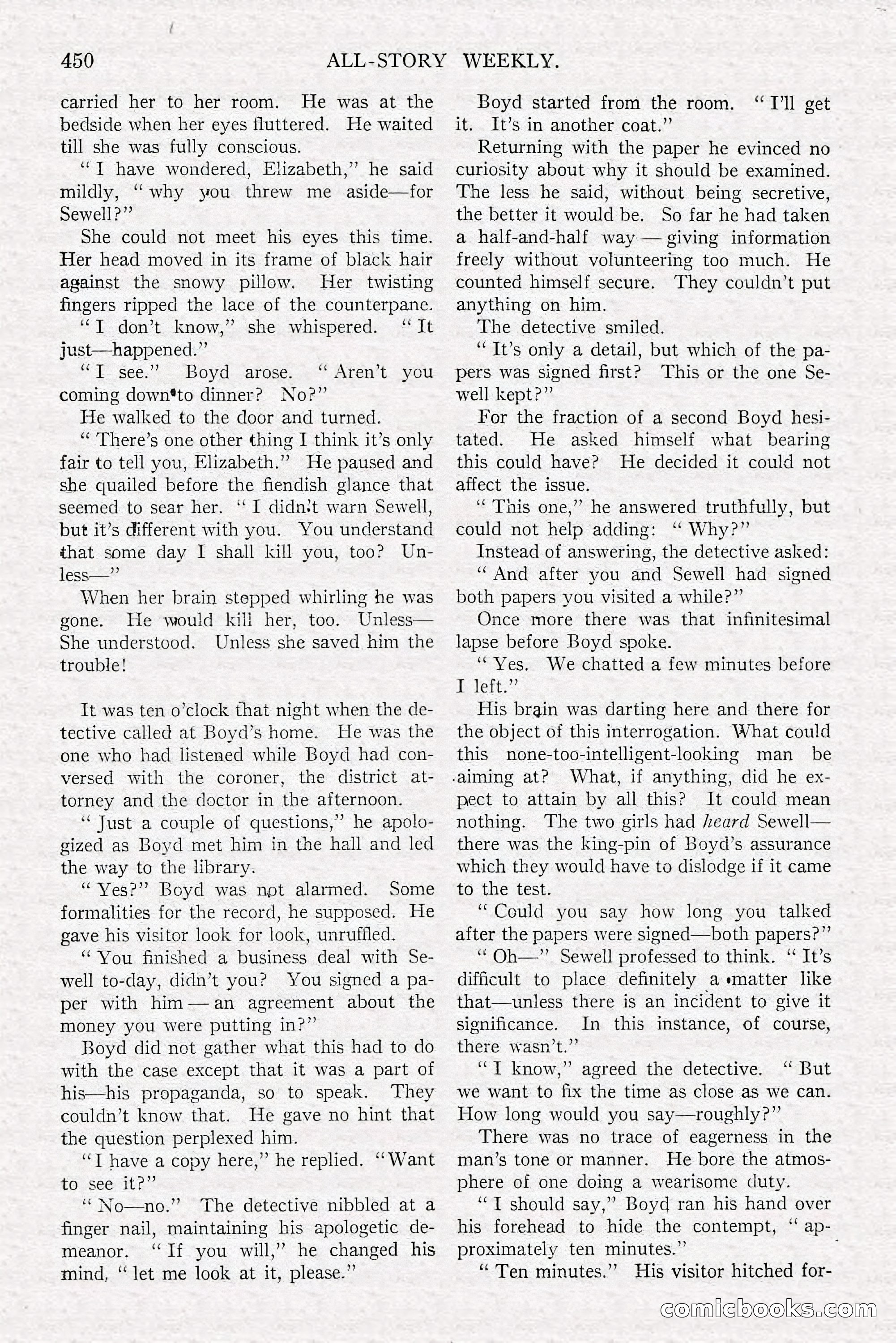 All-Story Weekly, June 21, 1919 — page 108 of 188