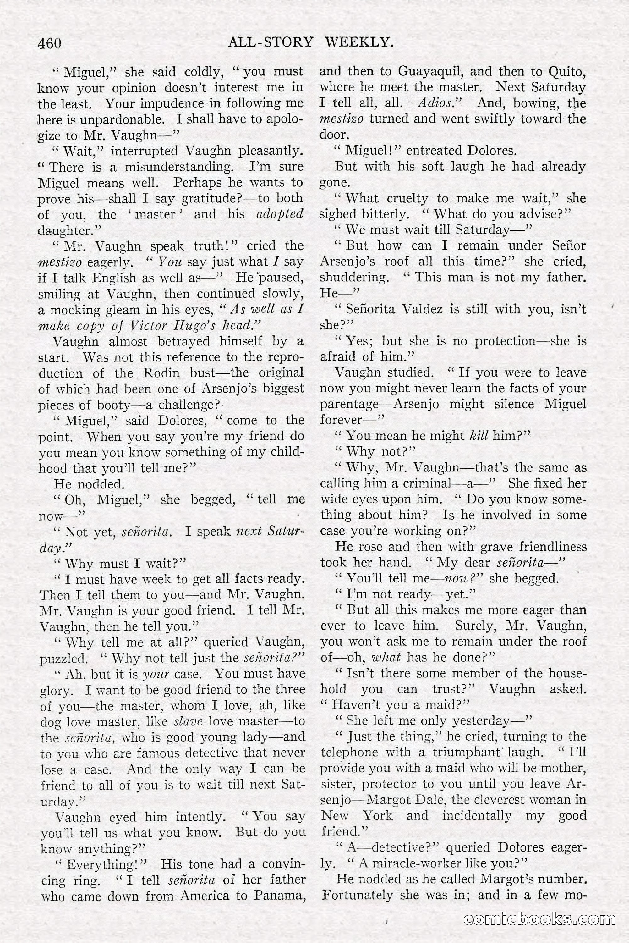 All-Story Weekly, June 21, 1919 — page 118 of 188