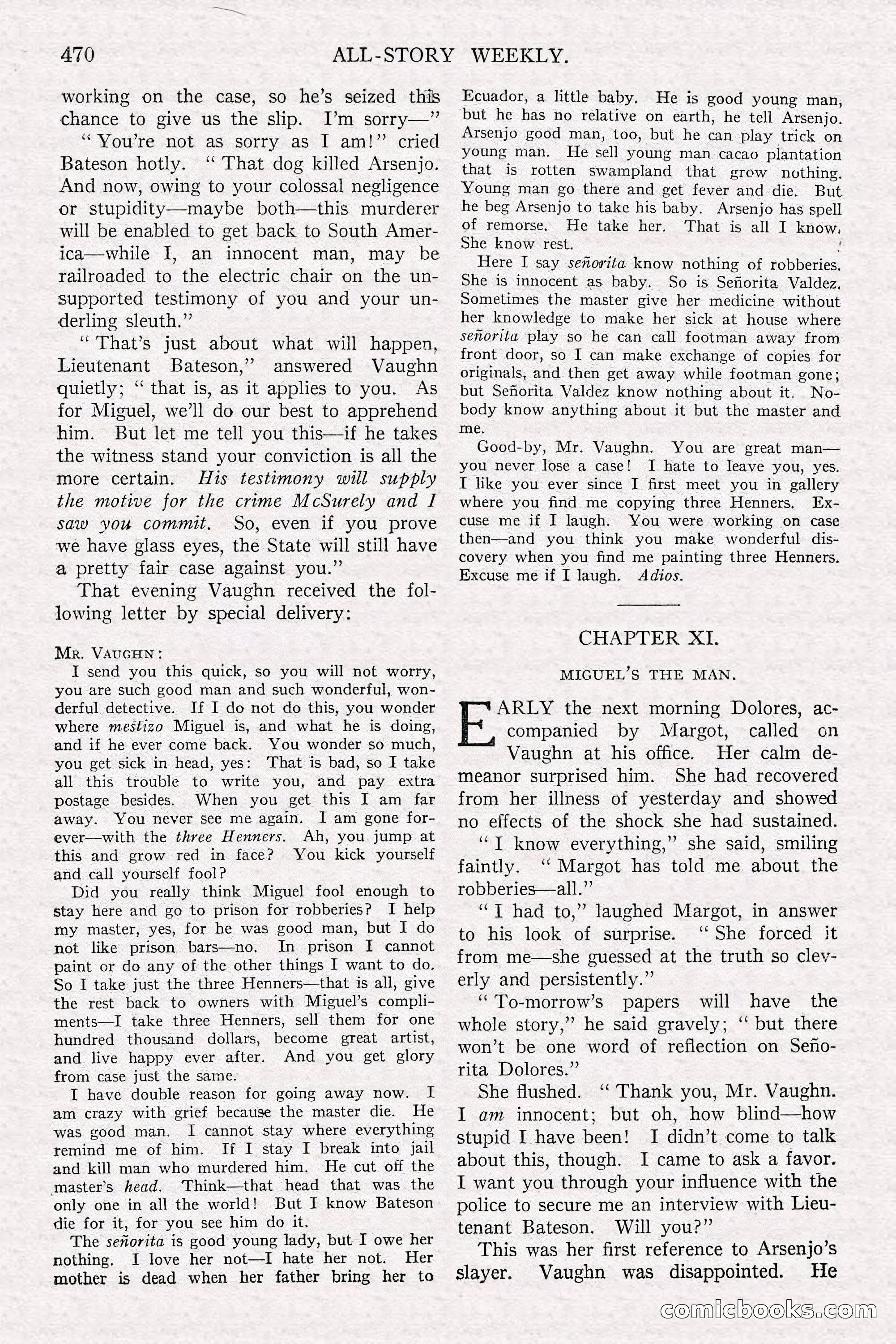 All-Story Weekly, June 21, 1919 — page 128 of 188