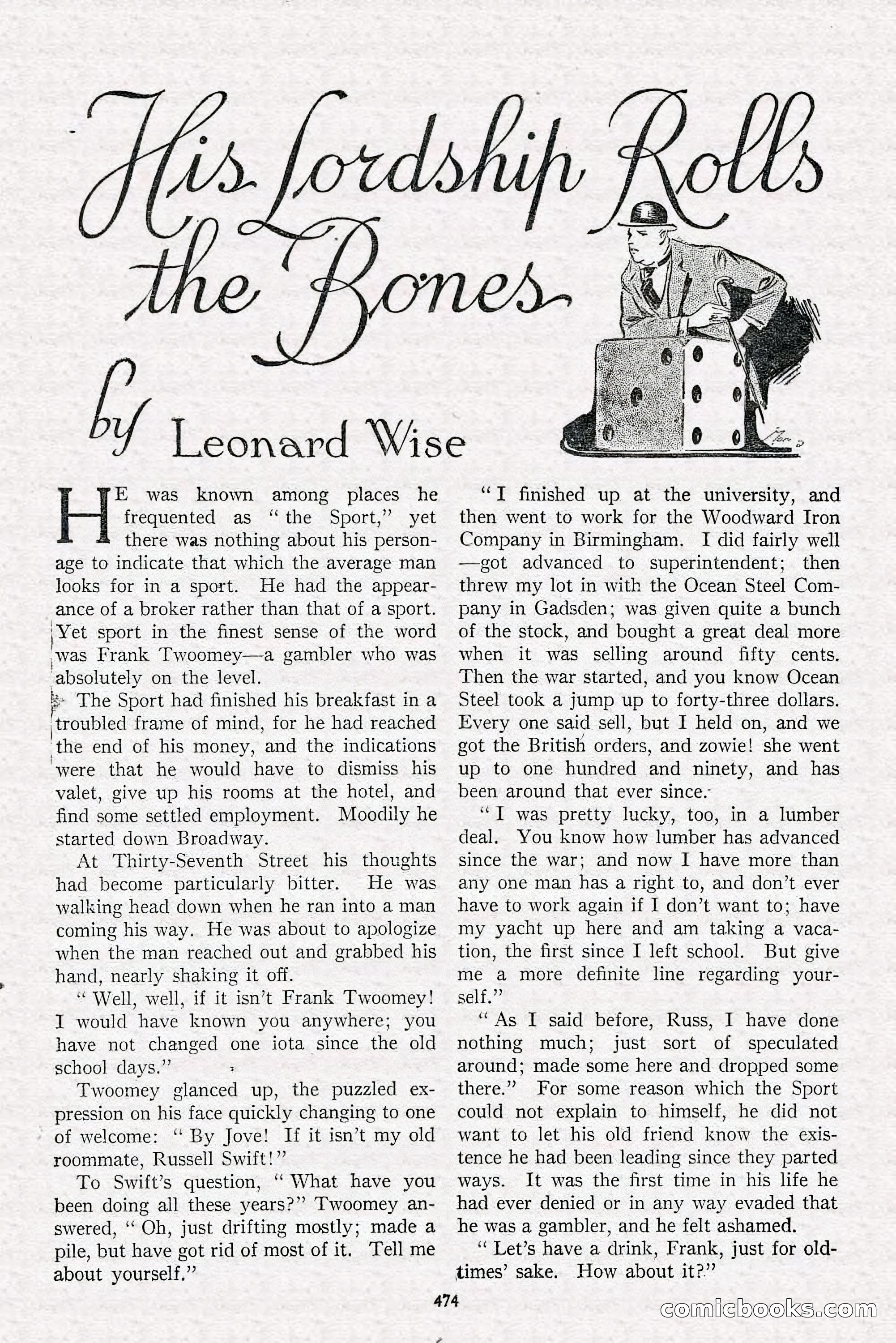 All-Story Weekly, June 21, 1919 — page 132 of 188