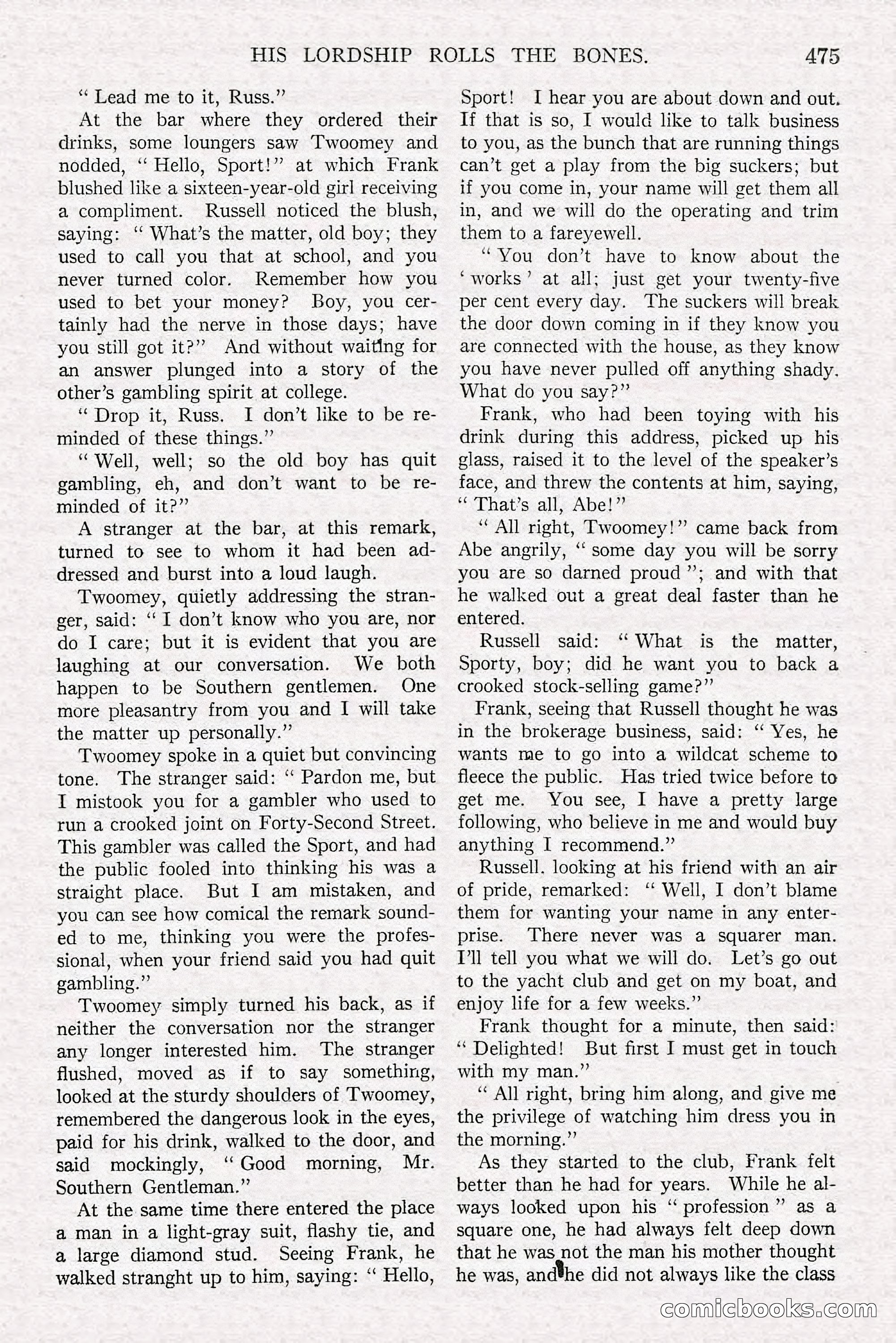 All-Story Weekly, June 21, 1919 — page 133 of 188