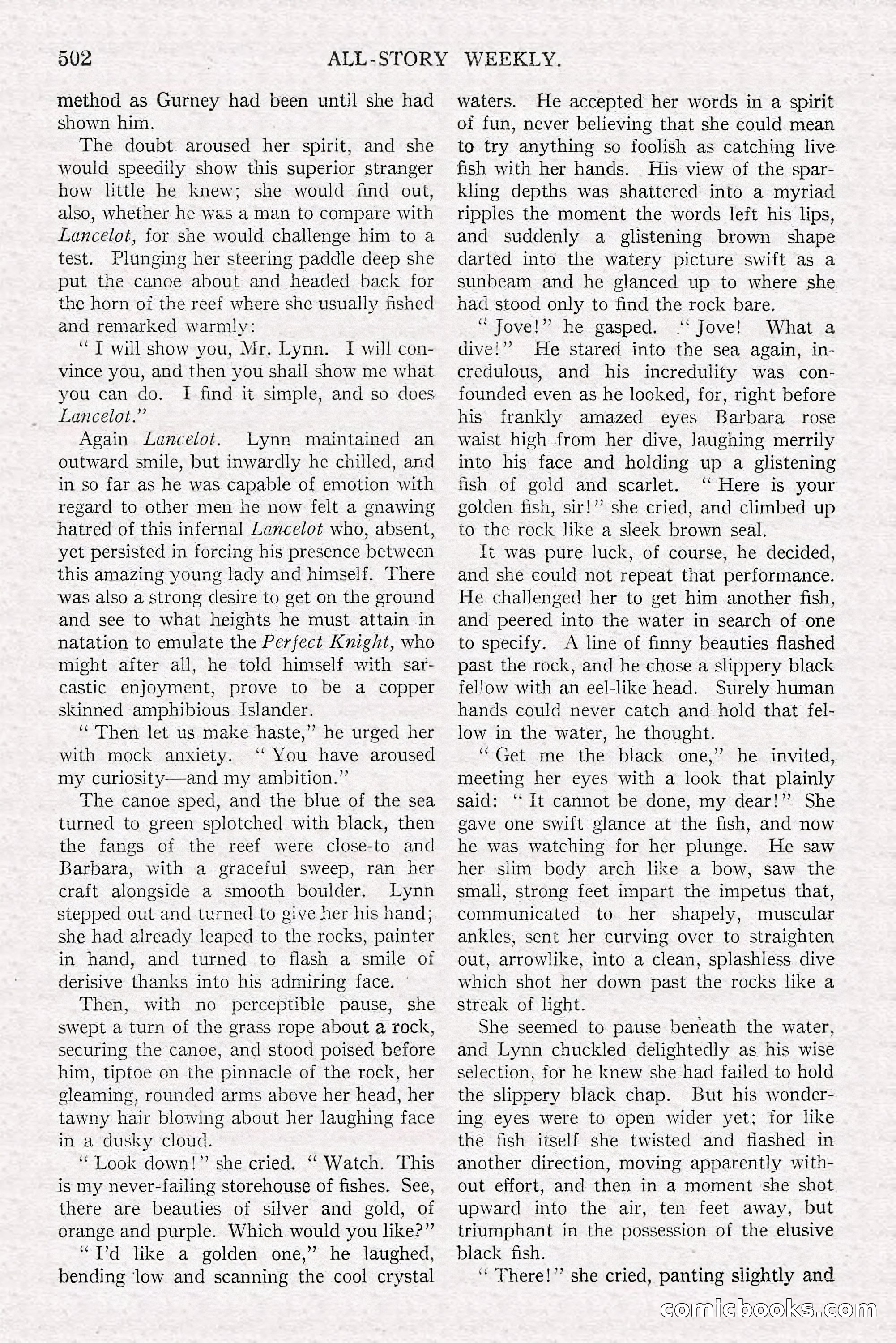 All-Story Weekly, June 21, 1919 — page 160 of 188