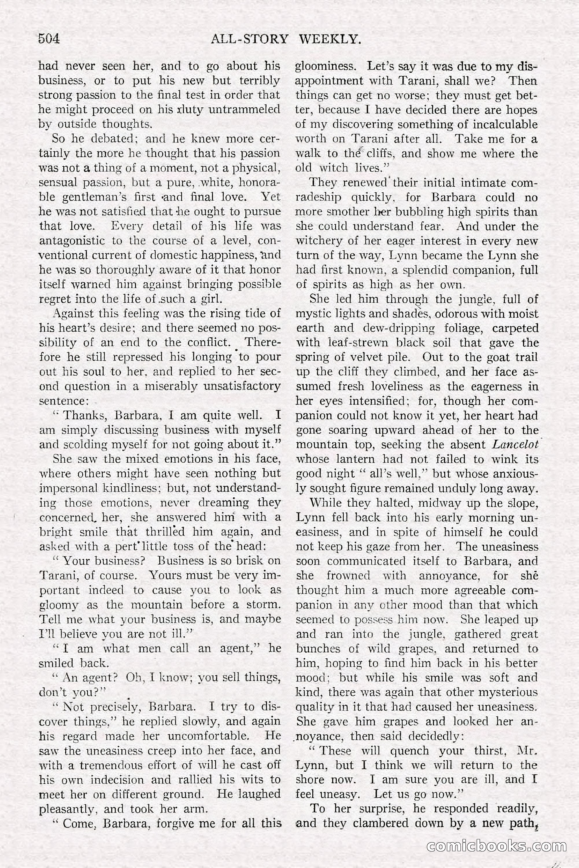 All-Story Weekly, June 21, 1919 — page 162 of 188