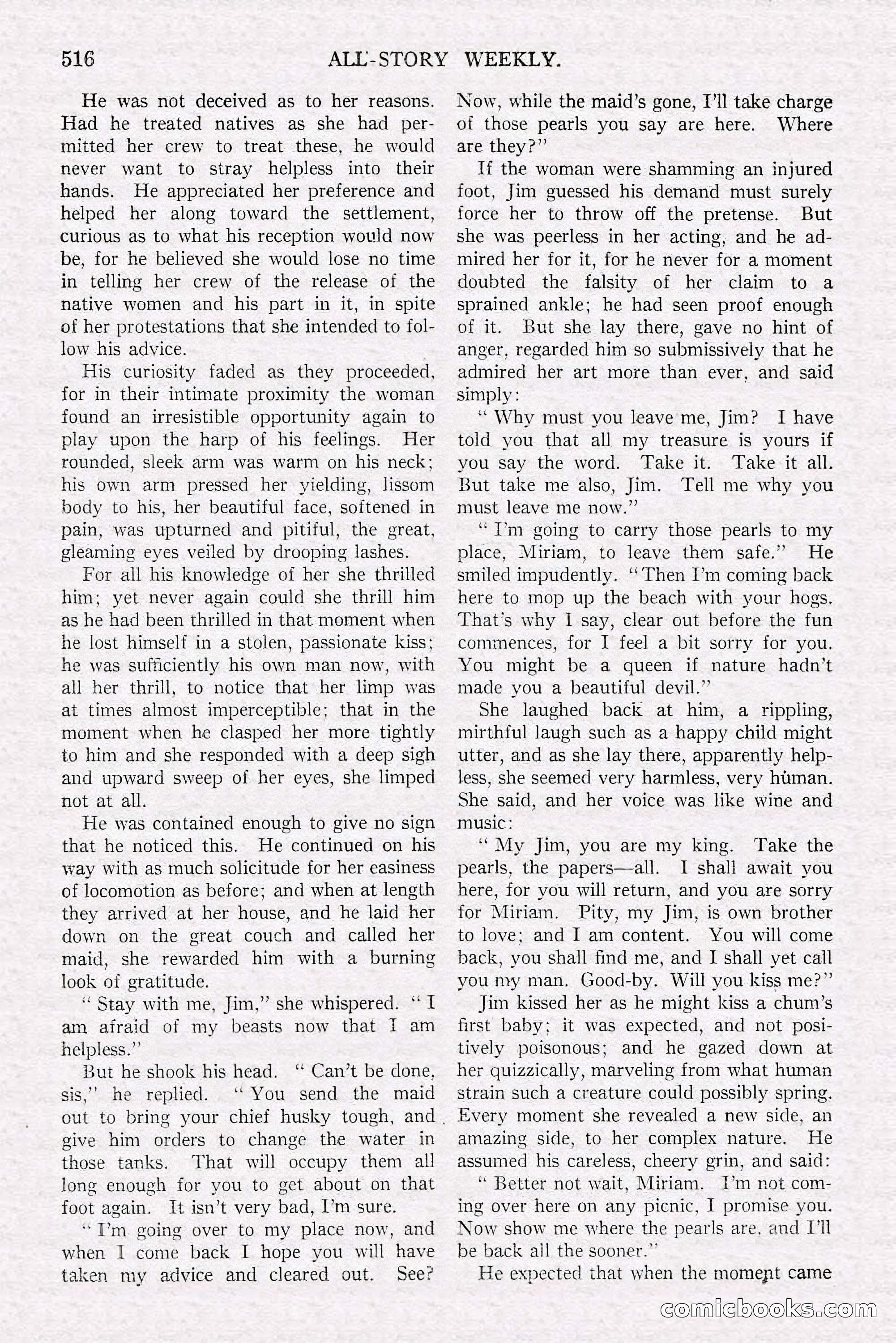 All-Story Weekly, June 21, 1919 — page 174 of 188