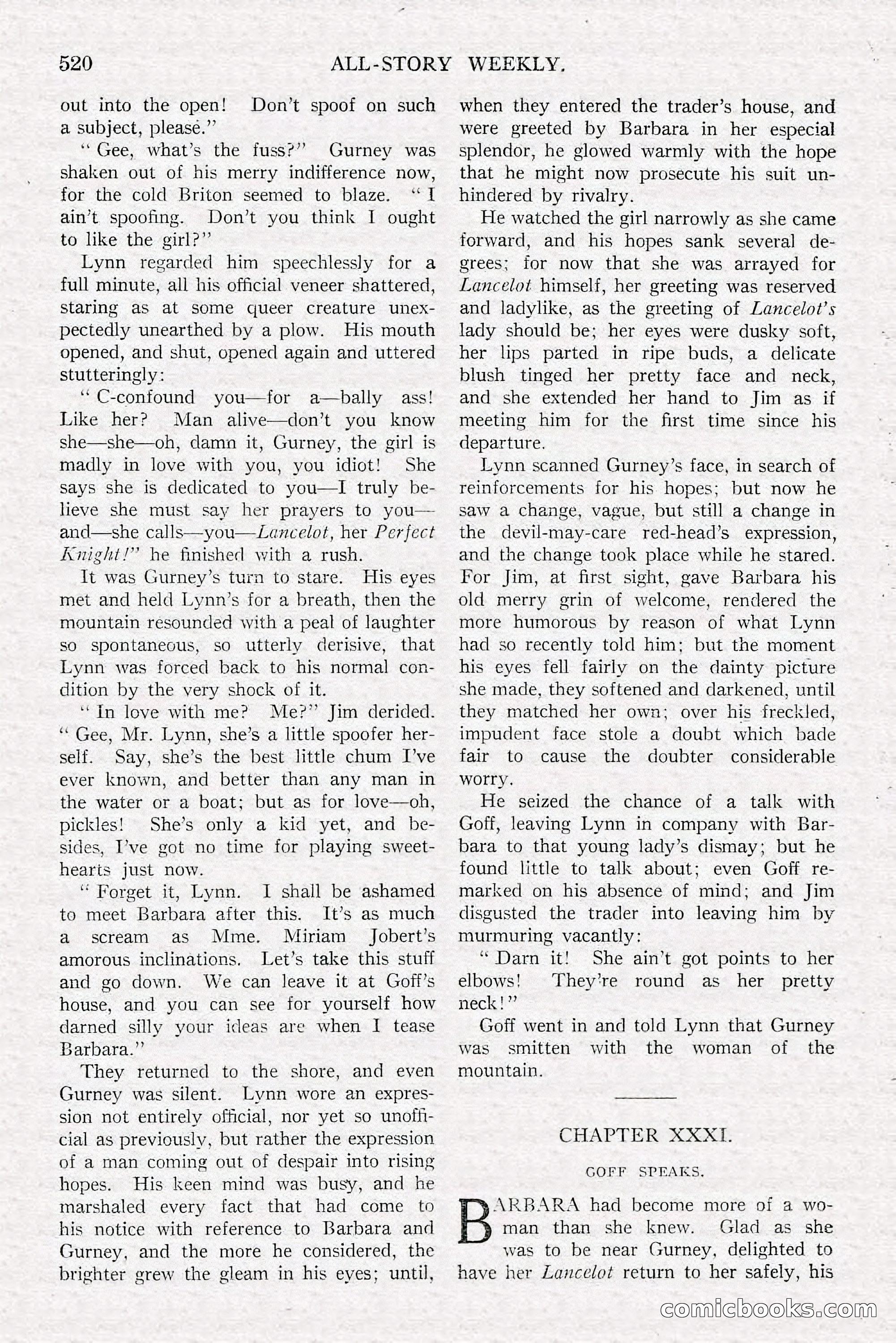 All-Story Weekly, June 21, 1919 — page 178 of 188
