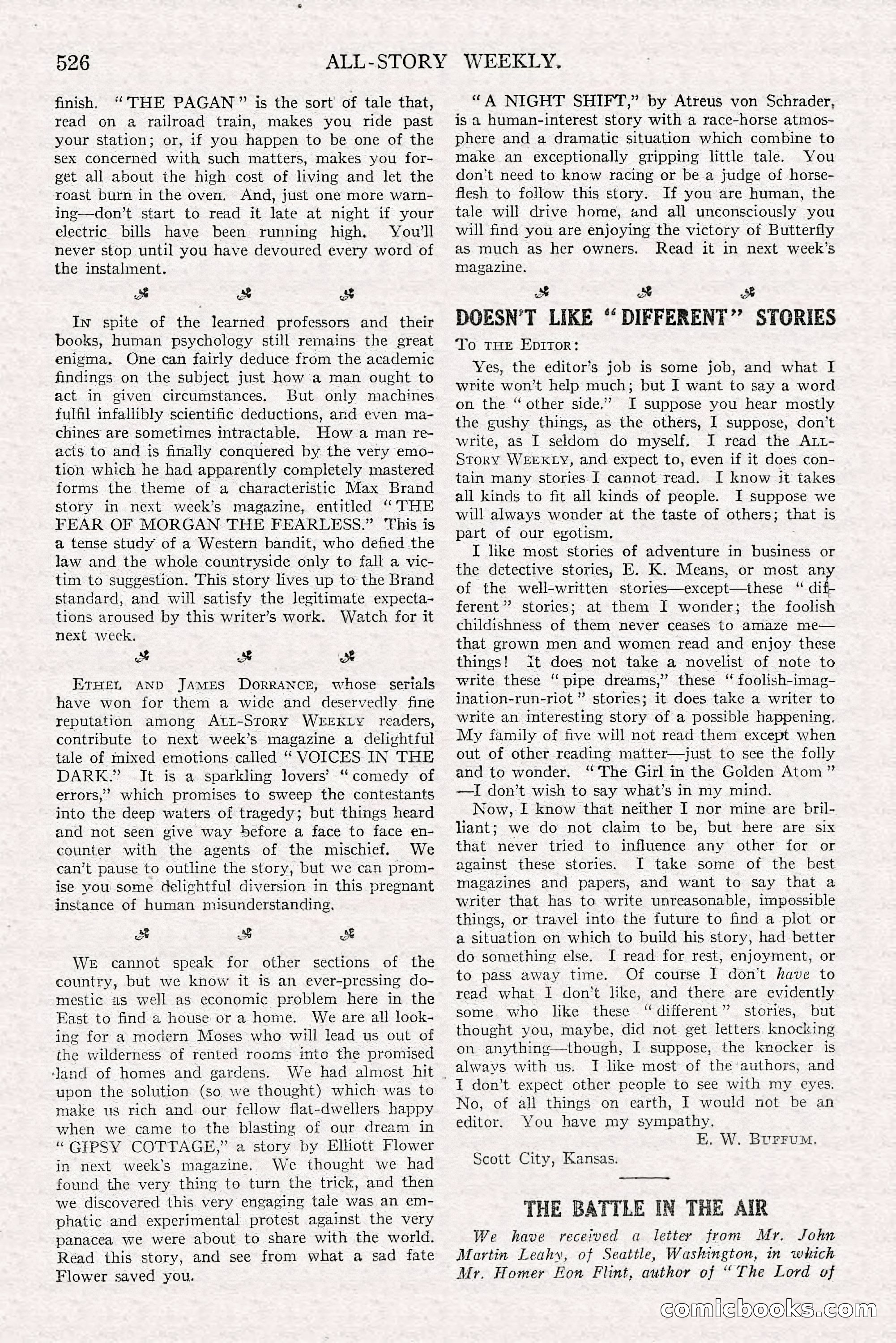 All-Story Weekly, June 21, 1919 — page 184 of 188