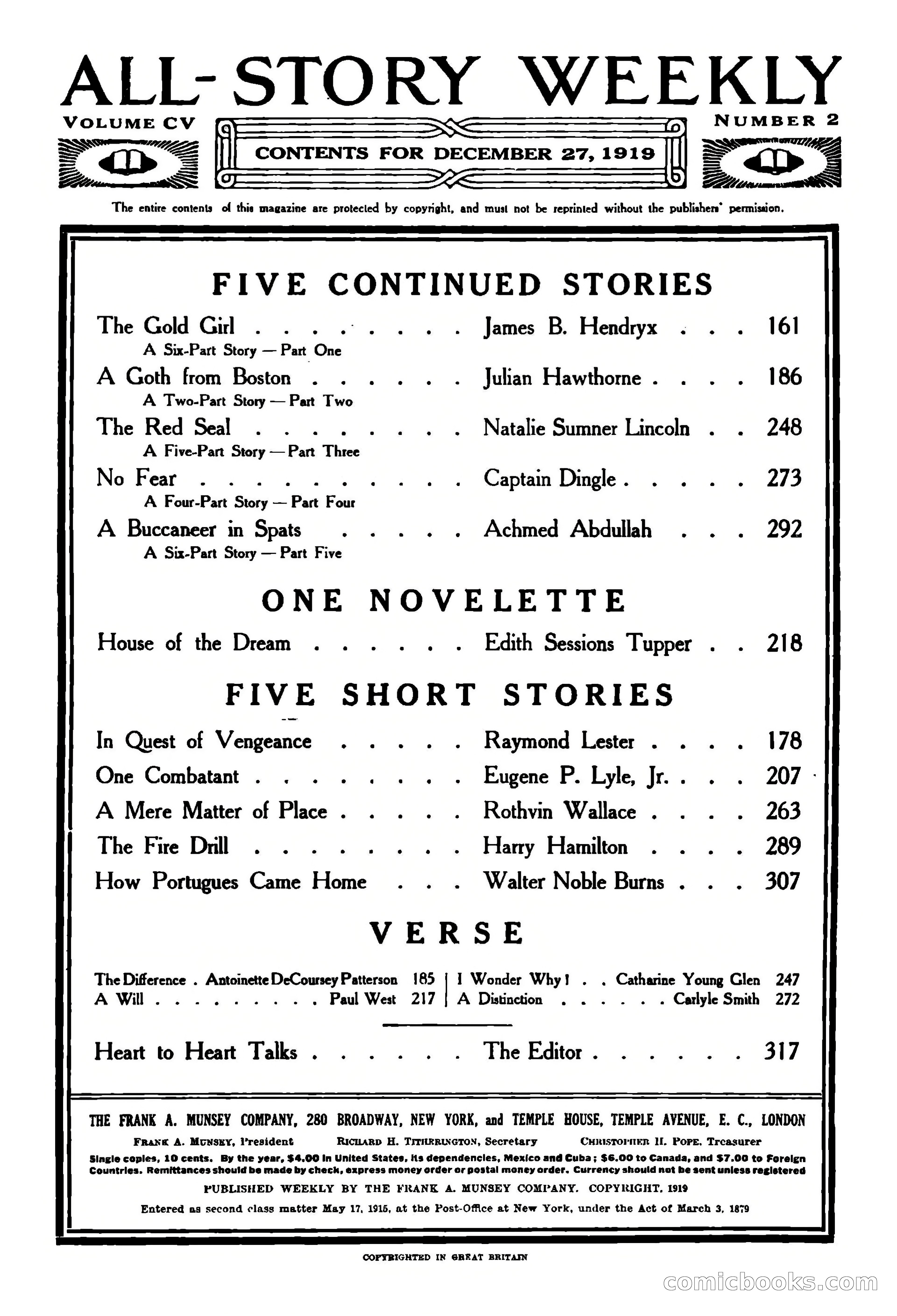 All-Story Weekly — page 3 of 163