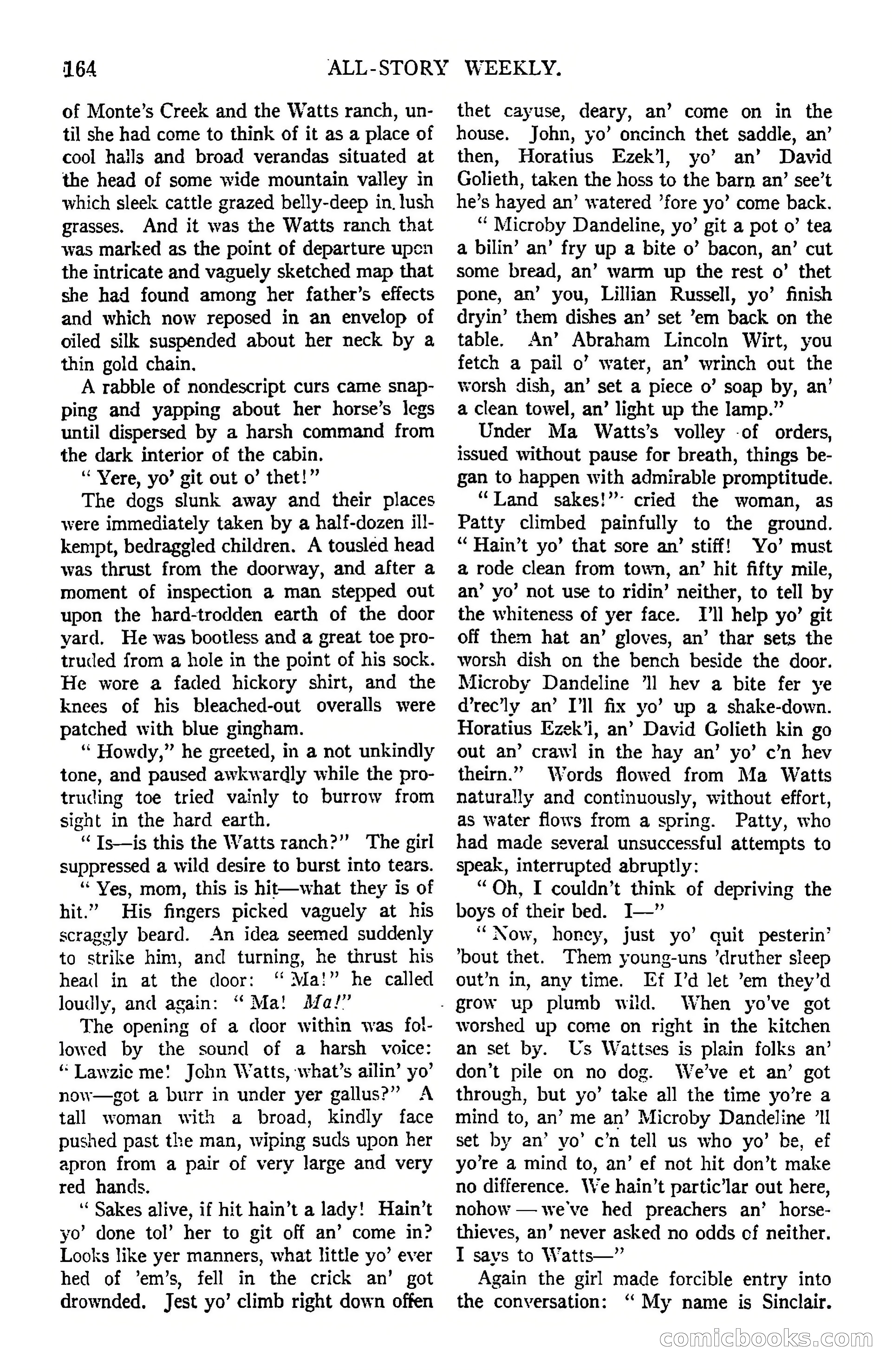 All-Story Weekly — page 7 of 163