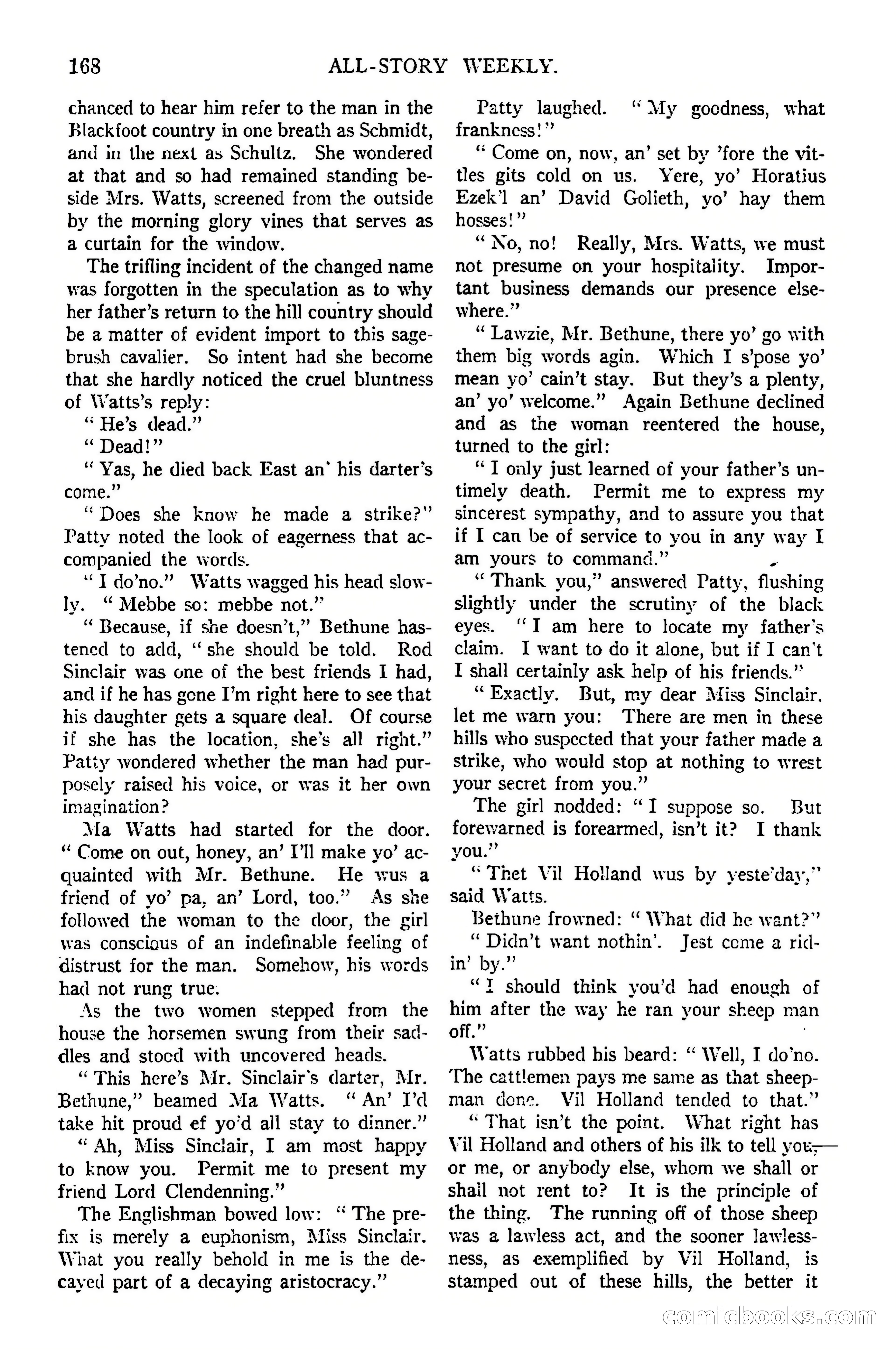 All-Story Weekly — page 11 of 163