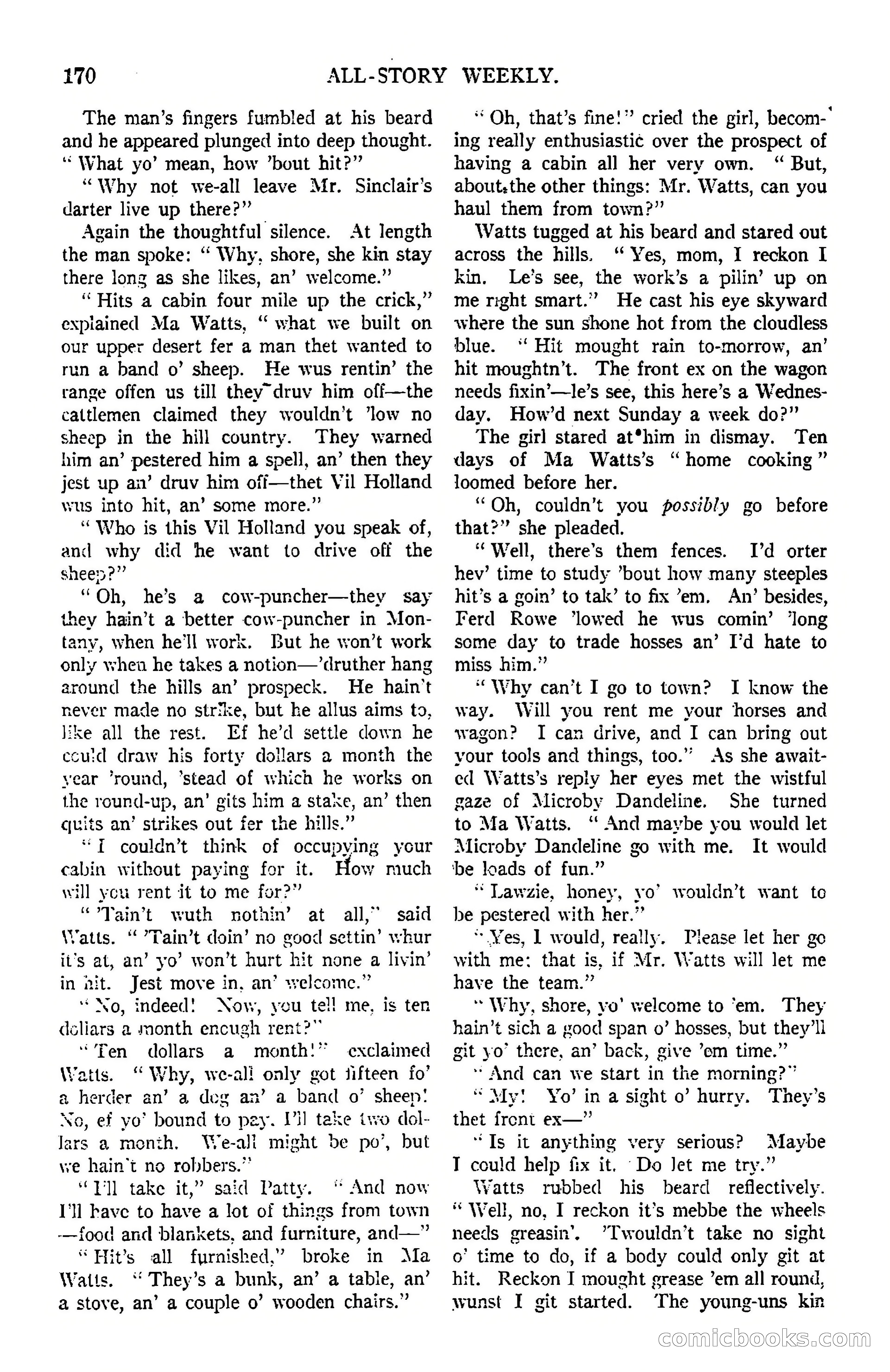 All-Story Weekly — page 13 of 163