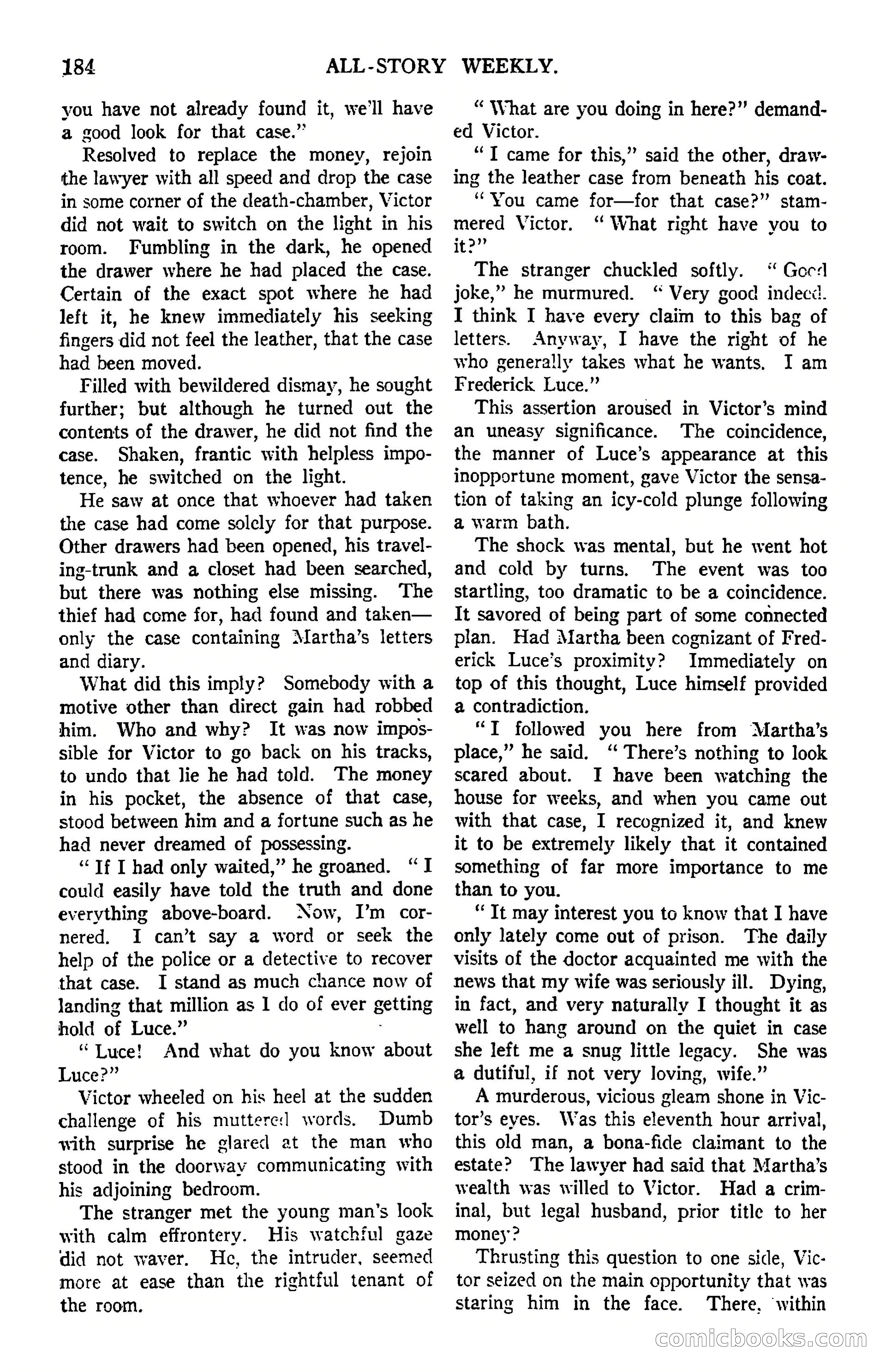 All-Story Weekly — page 27 of 163