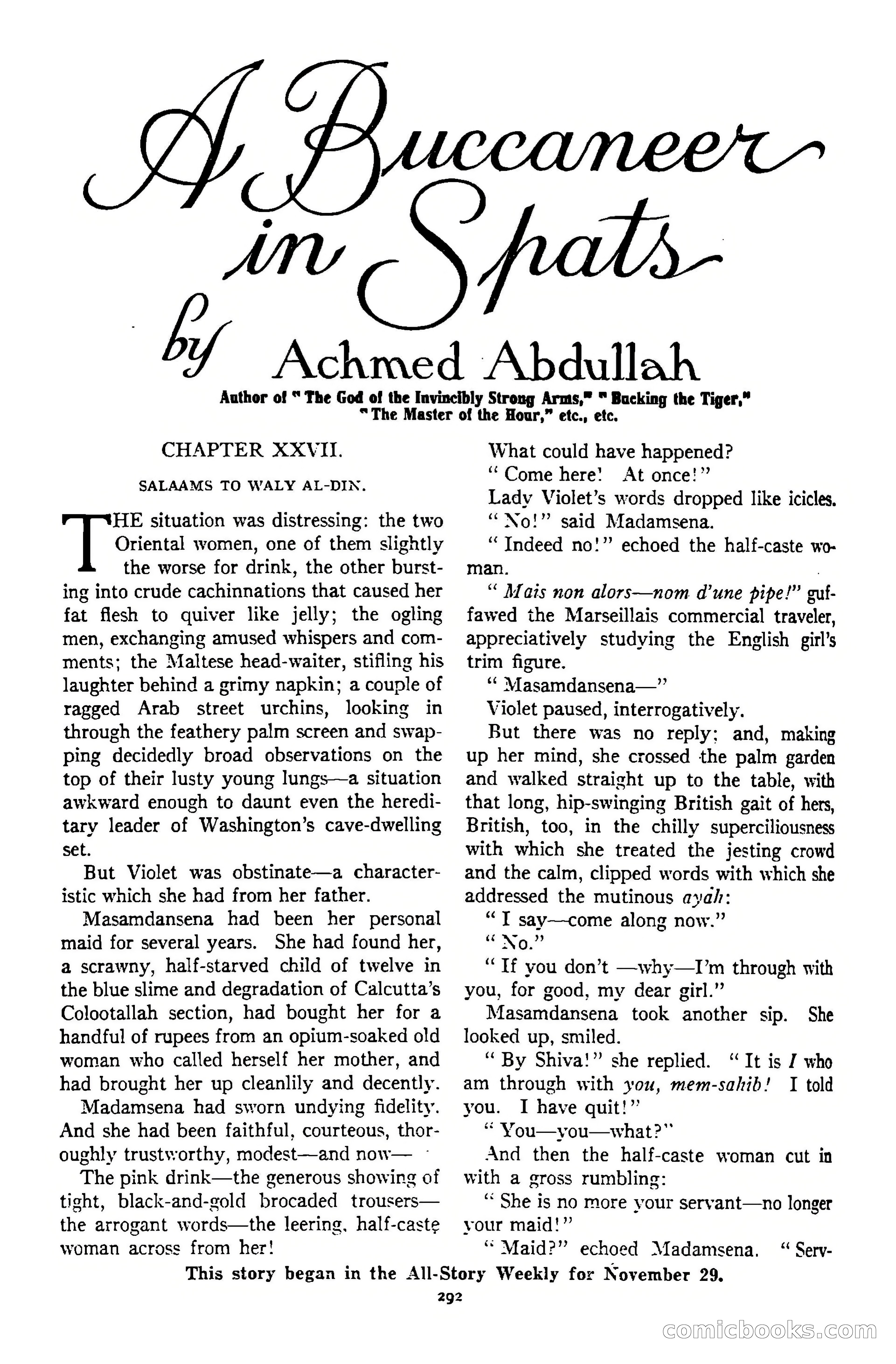 All-Story Weekly — page 135 of 163