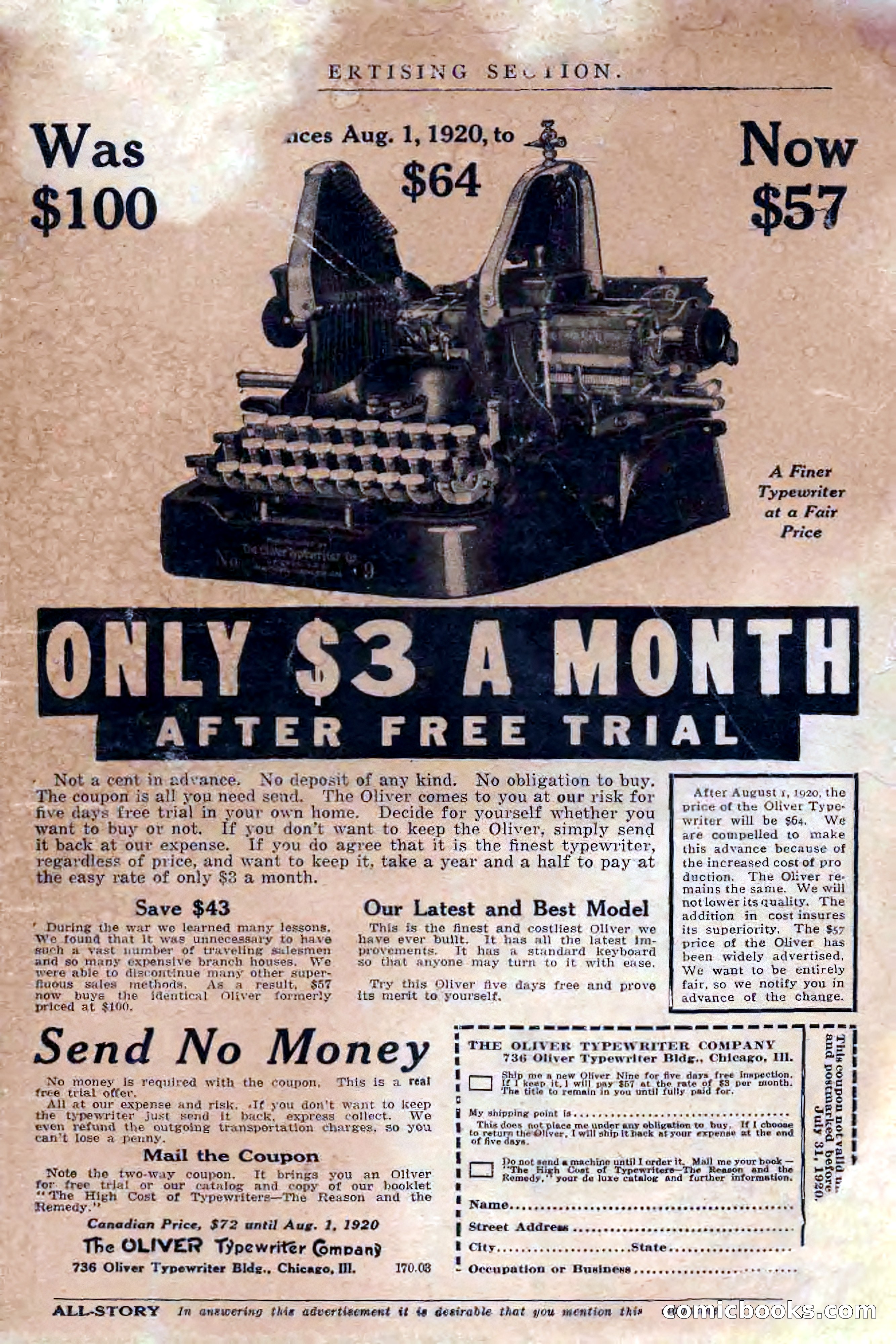 All-Story Weekly, Jun 19 1920 — page 3 of 155