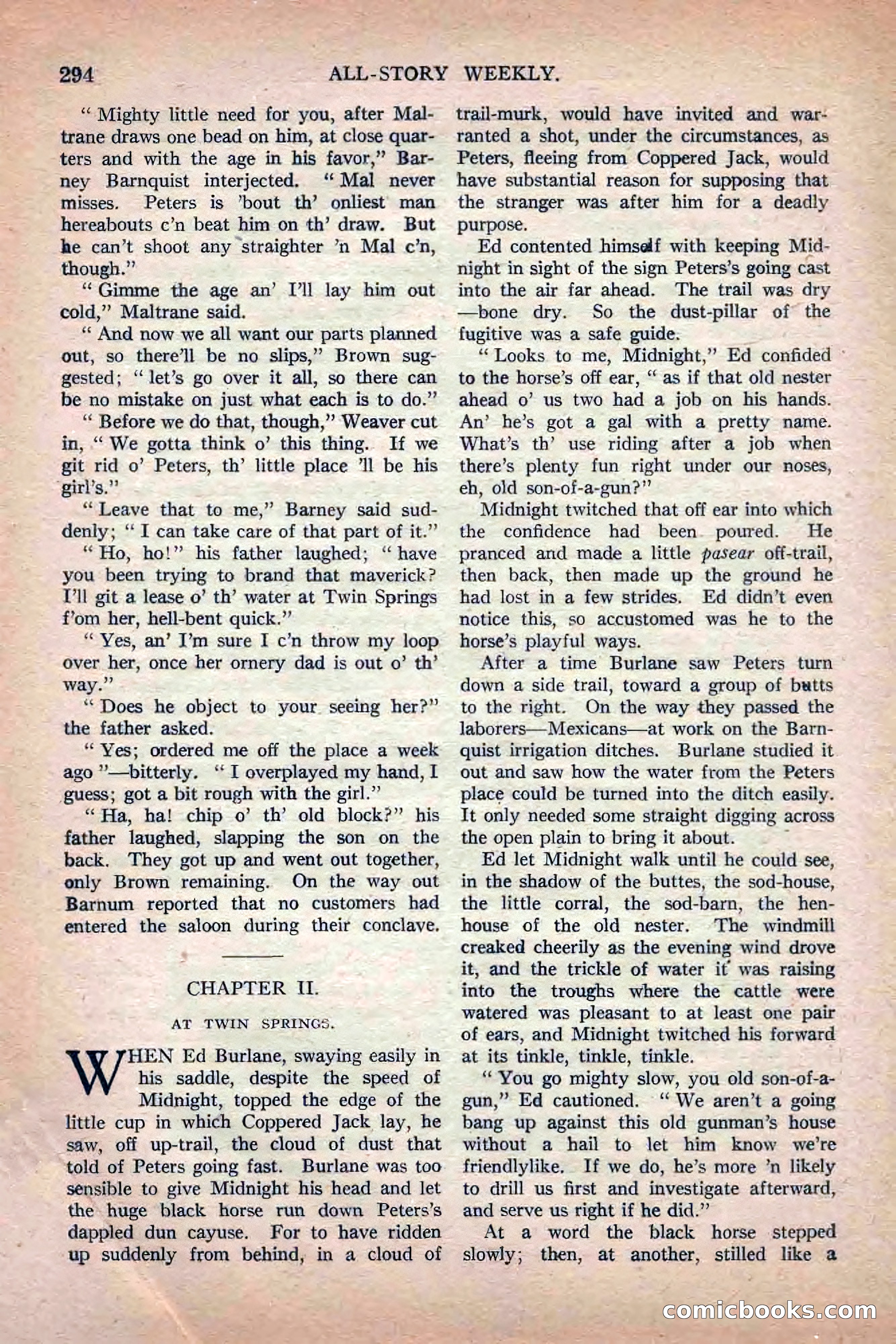 All-Story Weekly, Jun 19 1920 — page 16 of 155