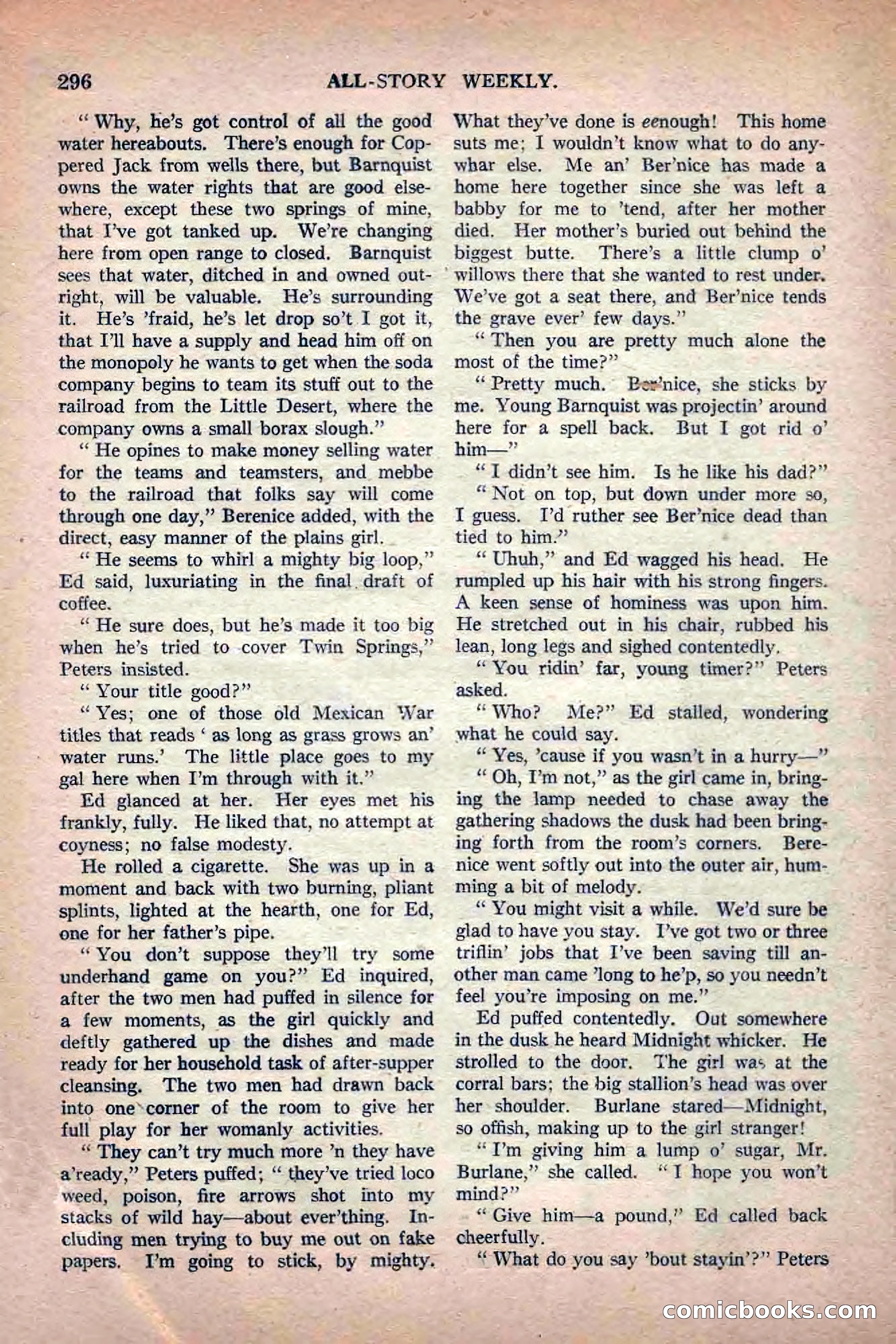 All-Story Weekly, Jun 19 1920 — page 18 of 155