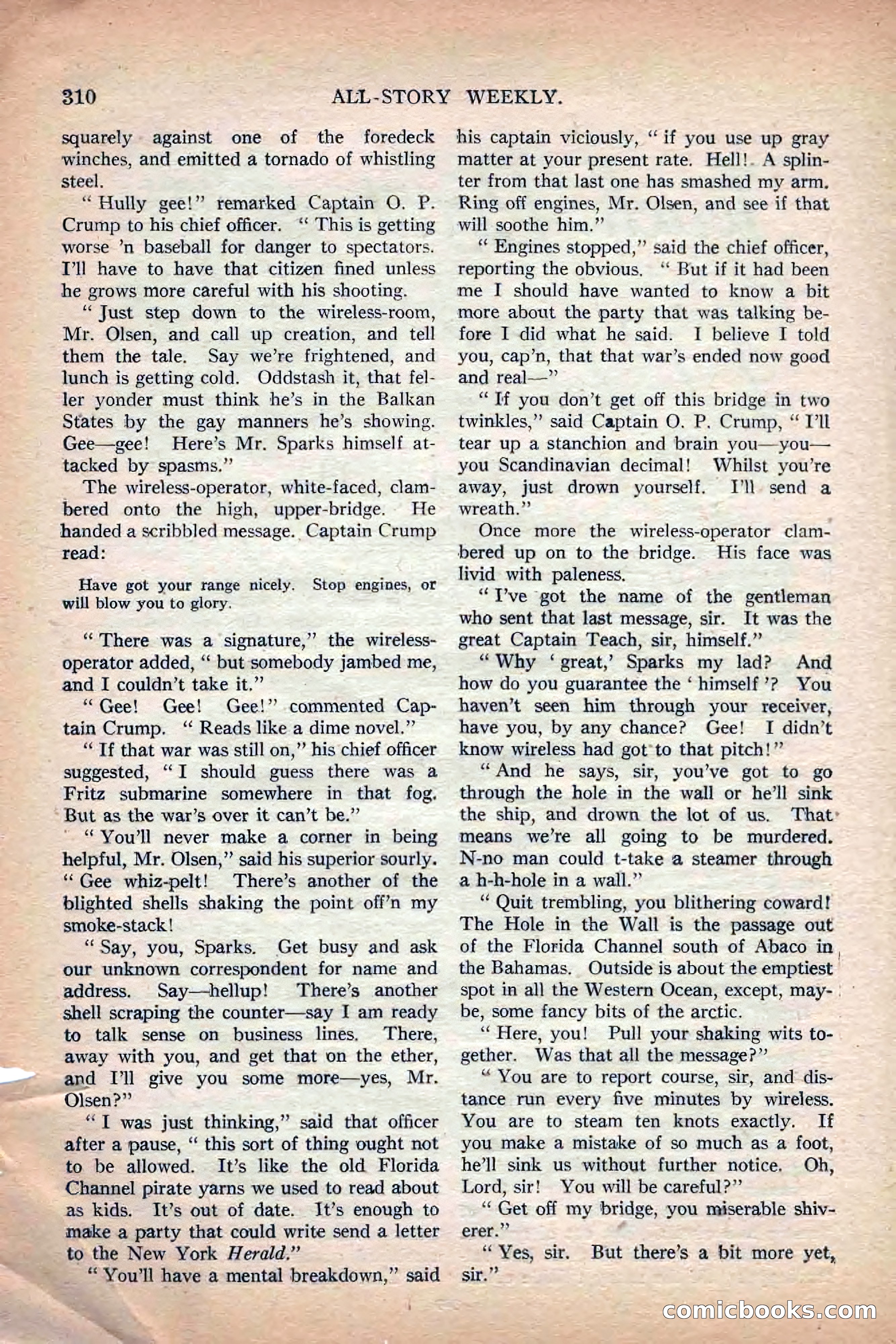 All-Story Weekly, Jun 19 1920 — page 32 of 155